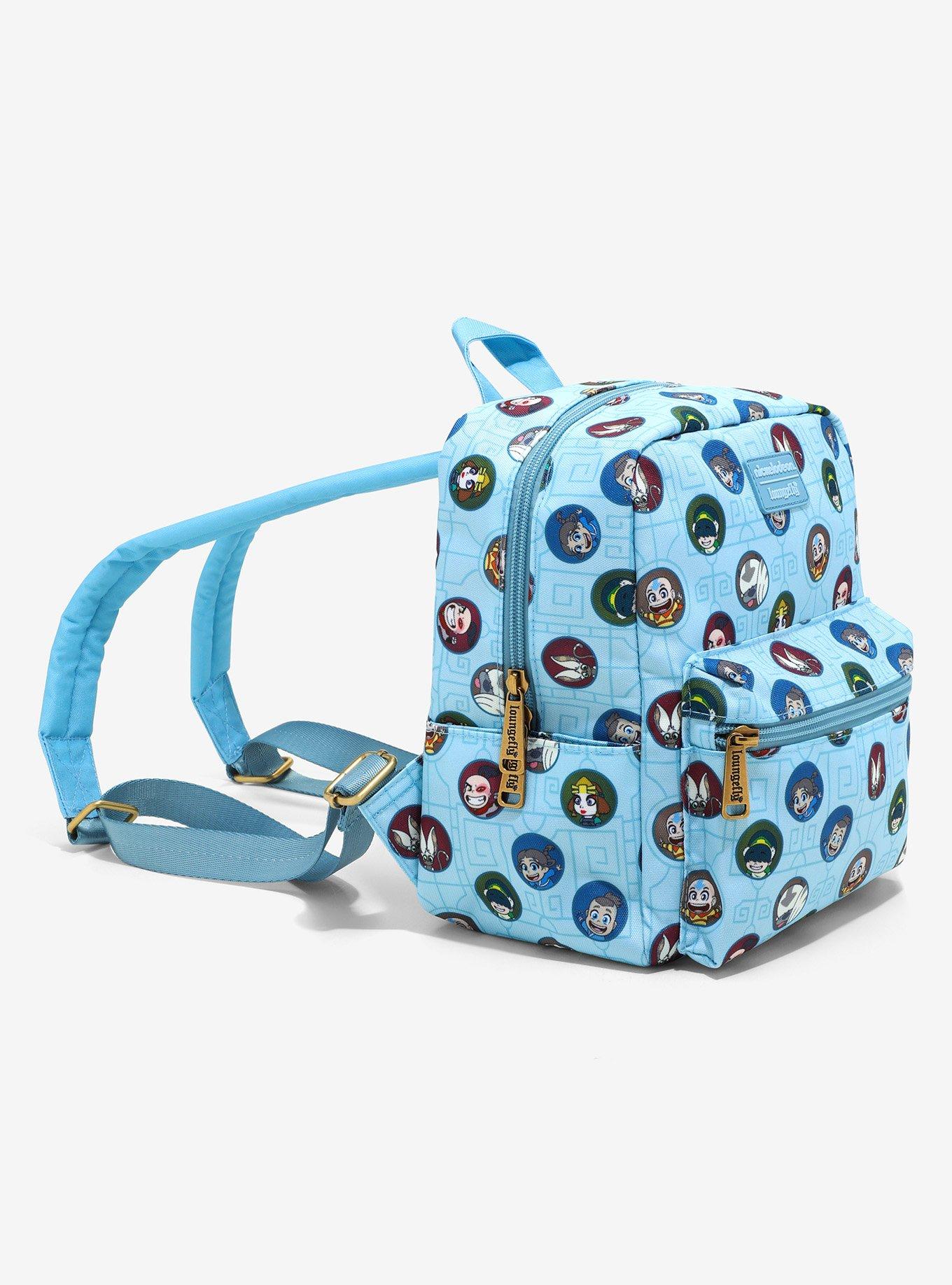 Loungefly Avatar: The Last Airbender Character Allover Print Mini Backpack