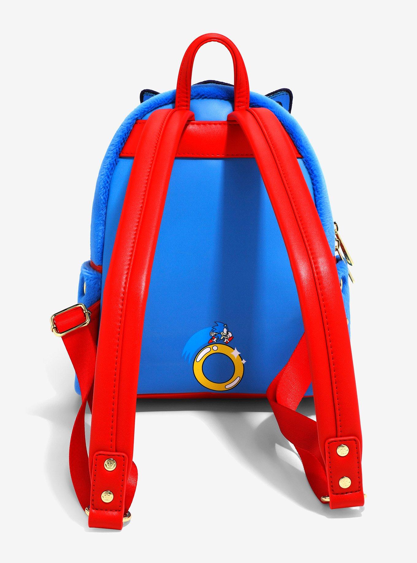 Loungefly Sonic the Hedgehog Figural Blue Backpack, , alternate