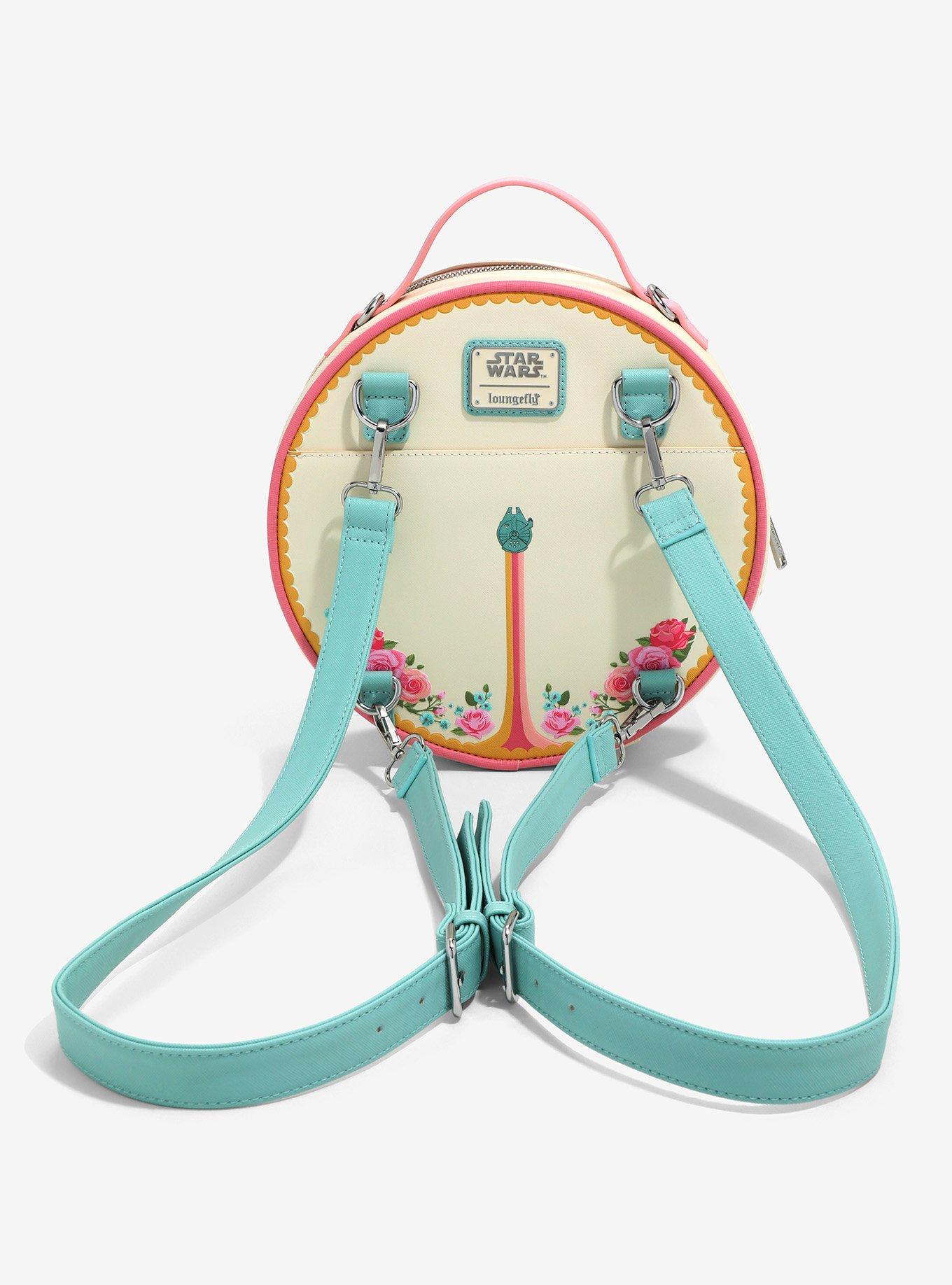 Loungefly Star Wars Floral Rebel Insignia Crossbody Bag, , alternate