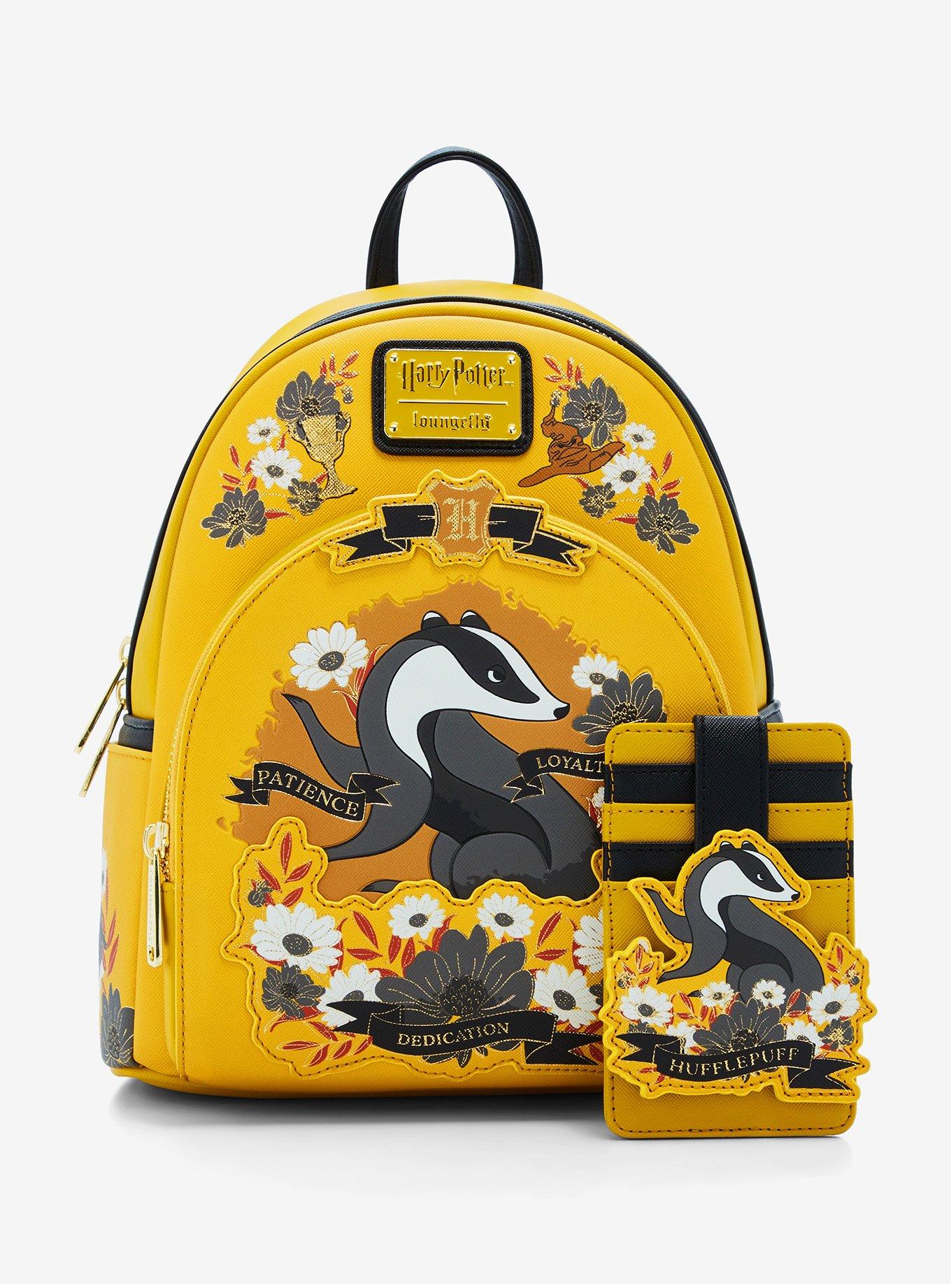 Loungefly Harry Potter Hufflepuff Floral Mini Backpack, , alternate