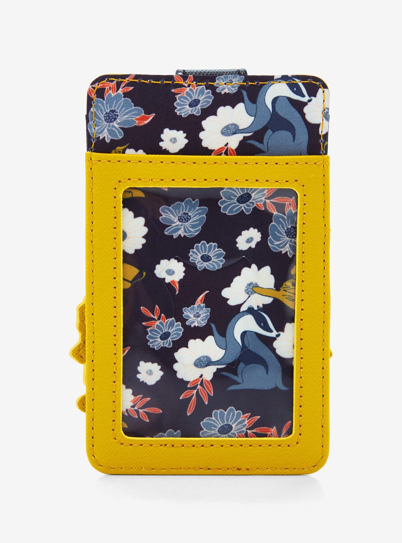 Loungefly Harry Potter Hufflepuff Floral Cardholder, , alternate