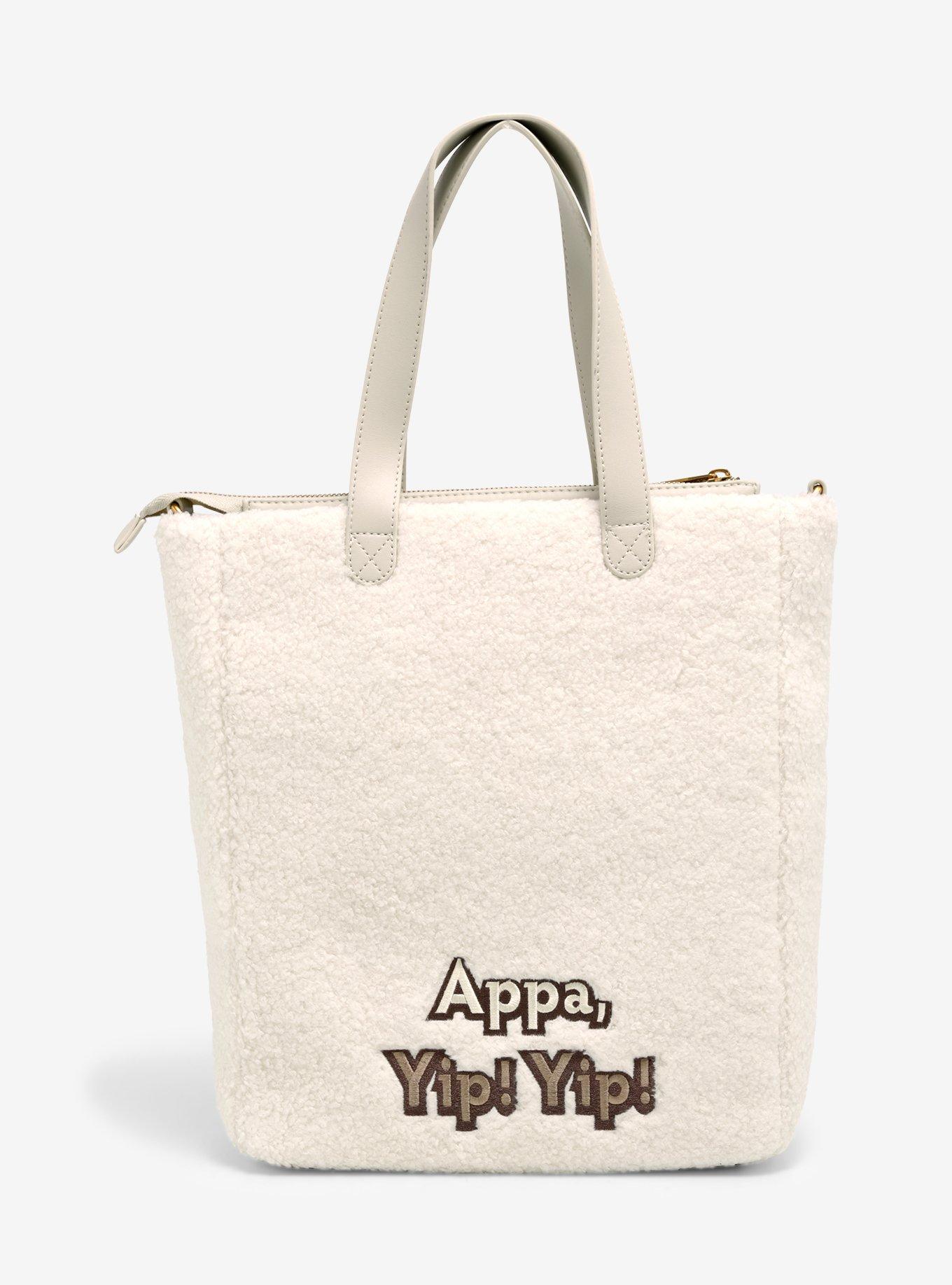 Loungefly Avatar: The Last Airbender Appa Fuzzy Figural Tote Bag Hot Topic Exclusive