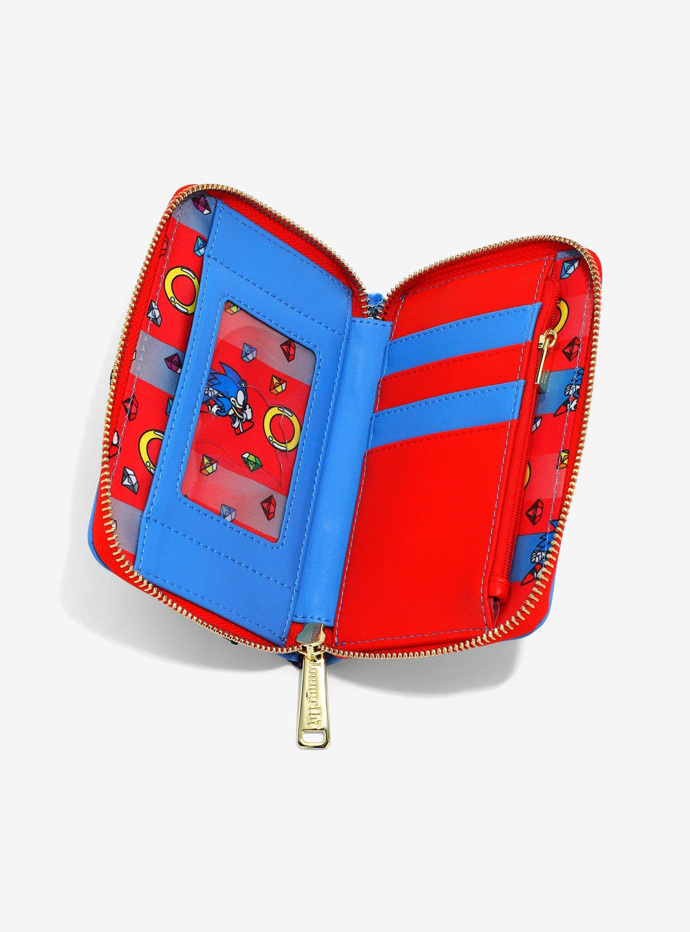 Loungefly Sonic The Hedgehog Figural Zipper Wallet, , alternate