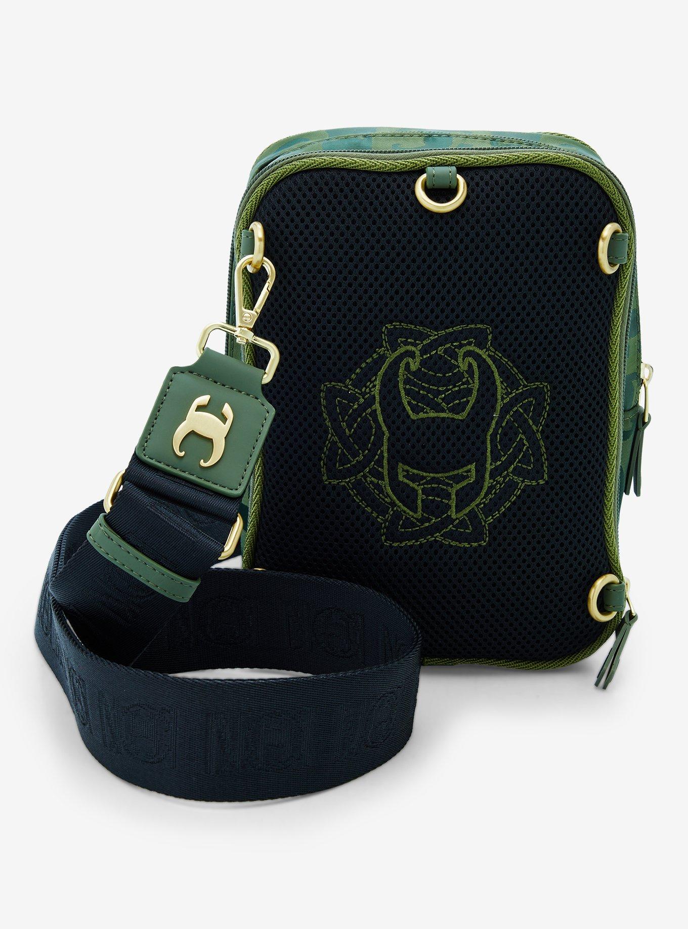 Loungefly Collectiv Marvel Loki Convertible Crossbody Bag, , alternate