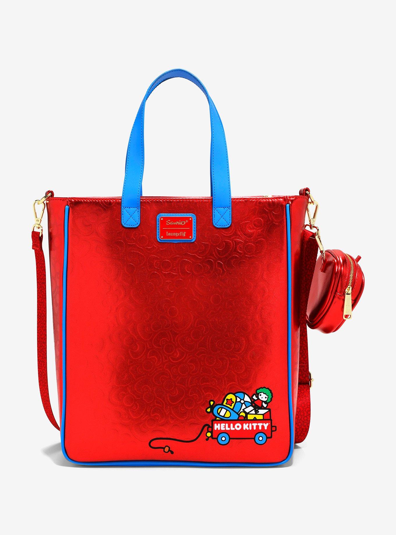 Loungefly Hello Kitty 50th Anniversary Tote Bag With Coin Pouch, , alternate