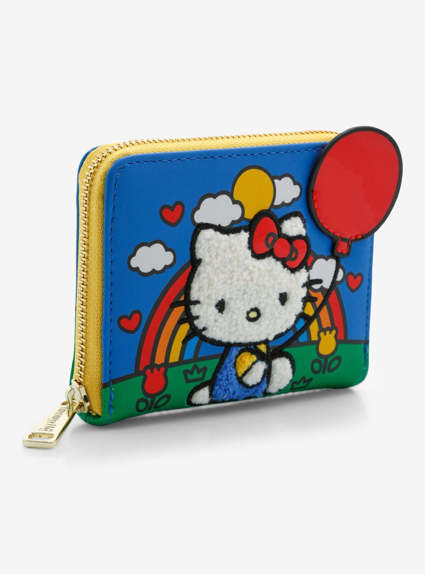 Loungefly Hello Kitty Rainbow Mini Zipper Wallet, , alternate