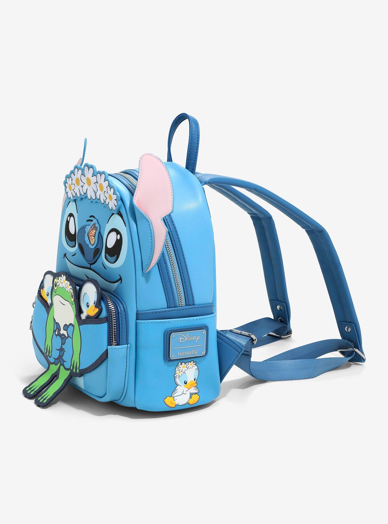 Loungefly Disney Stitch Flower Crown Mini Backpack, , alternate