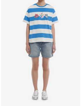 Her Universe Disney Stitch Character Mashup Stripe Girls Oversized T-Shirt, , hi-res