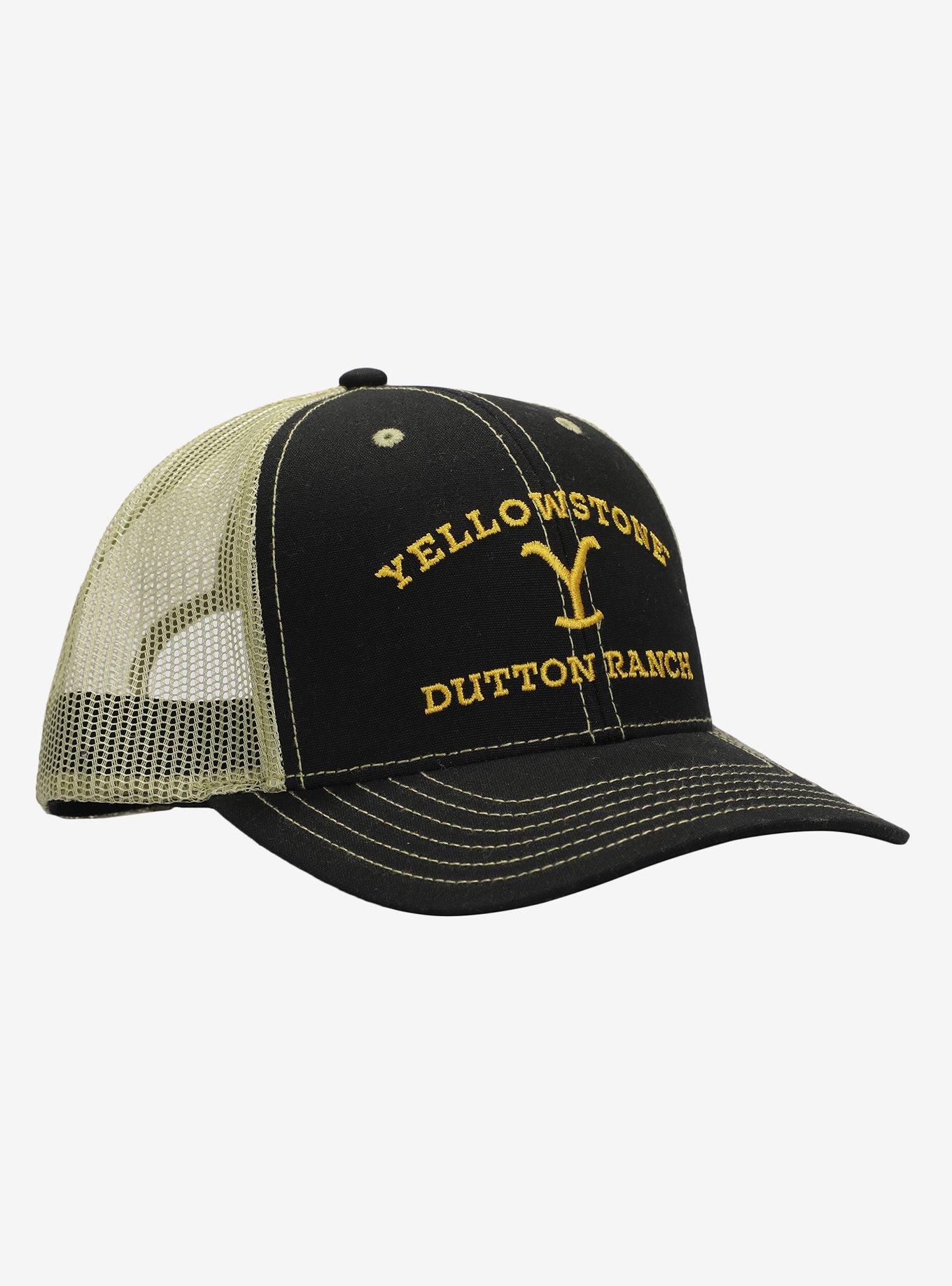 Yellowstone Dutton Ranch Logo Embroidered Trucker Hat, , hi-res