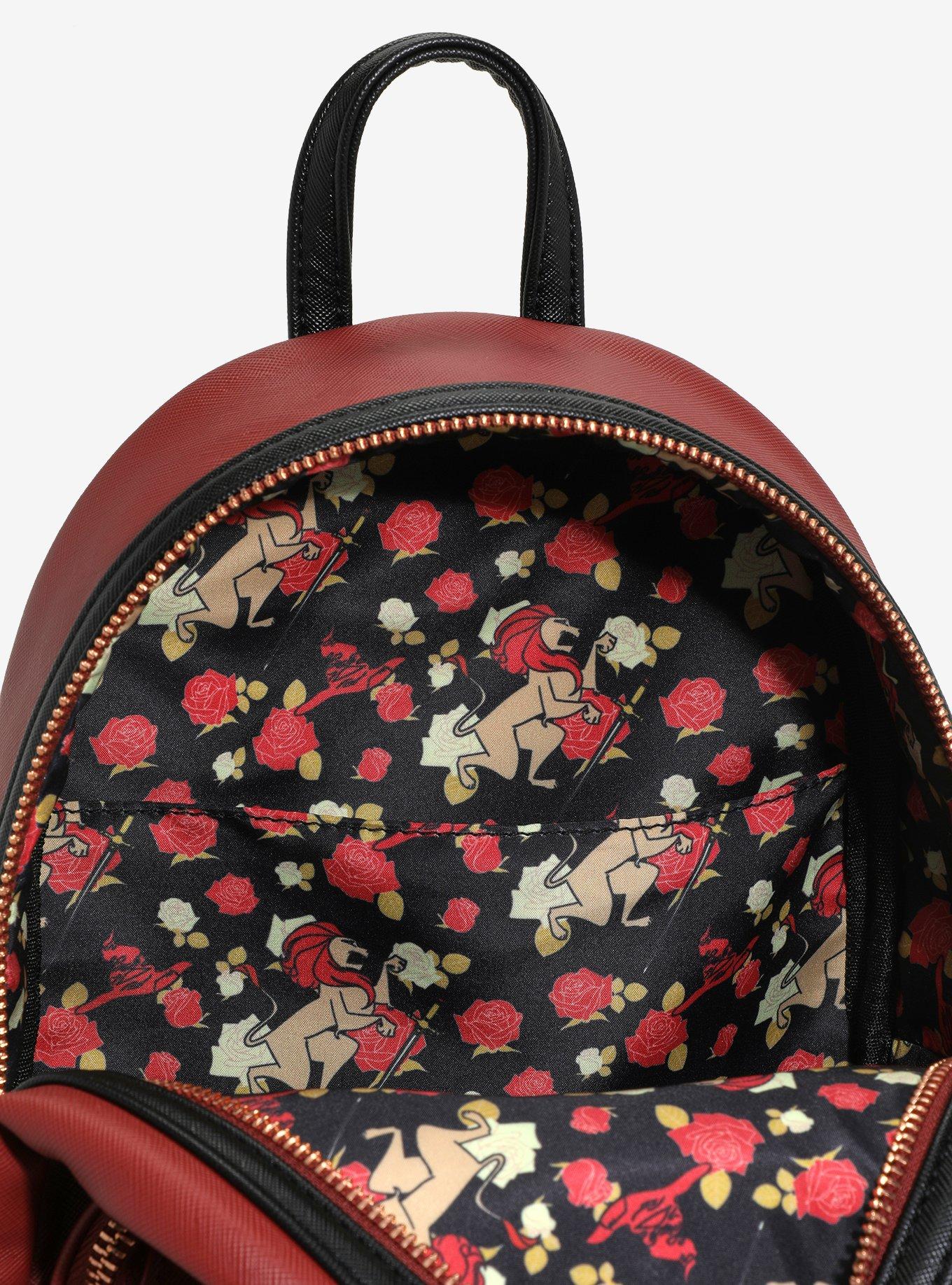 Loungefly Harry Potter Gryffindor Floral Mini Backpack, , alternate