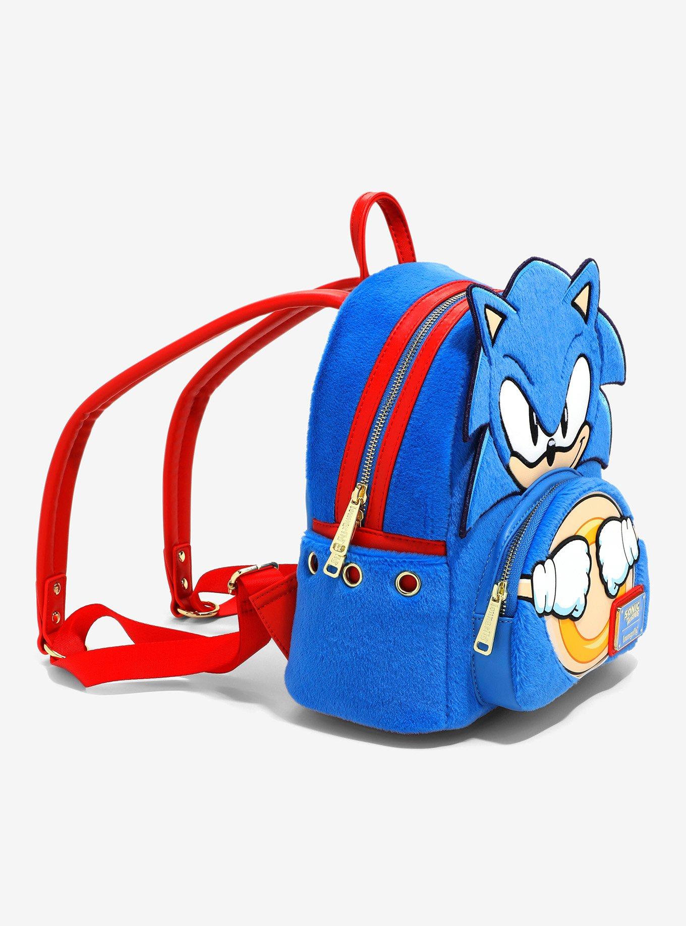 Loungefly Sonic The Hedgehog Ring Figural Mini Backpack, , alternate