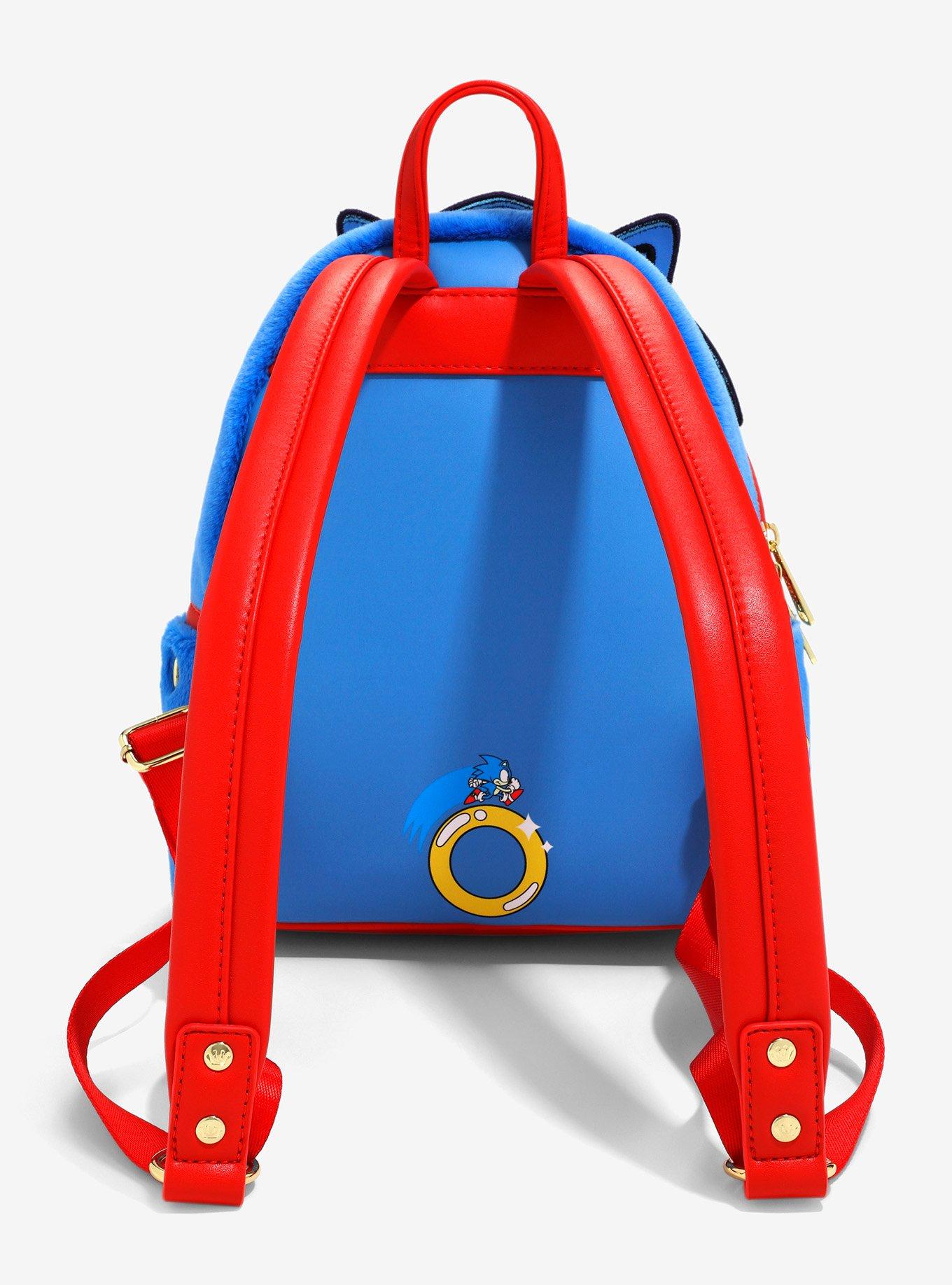 Loungefly Sonic The Hedgehog Ring Figural Mini Backpack, , alternate