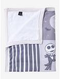 Disney The Nightmare Before Christmas Jack and Sally Quilted Baby Blanket — BoxLunch Exclusive, , alternate