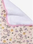Disney Minnie Mouse Floral Allover Print Baby Blanket - BoxLunch Exclusive, , alternate