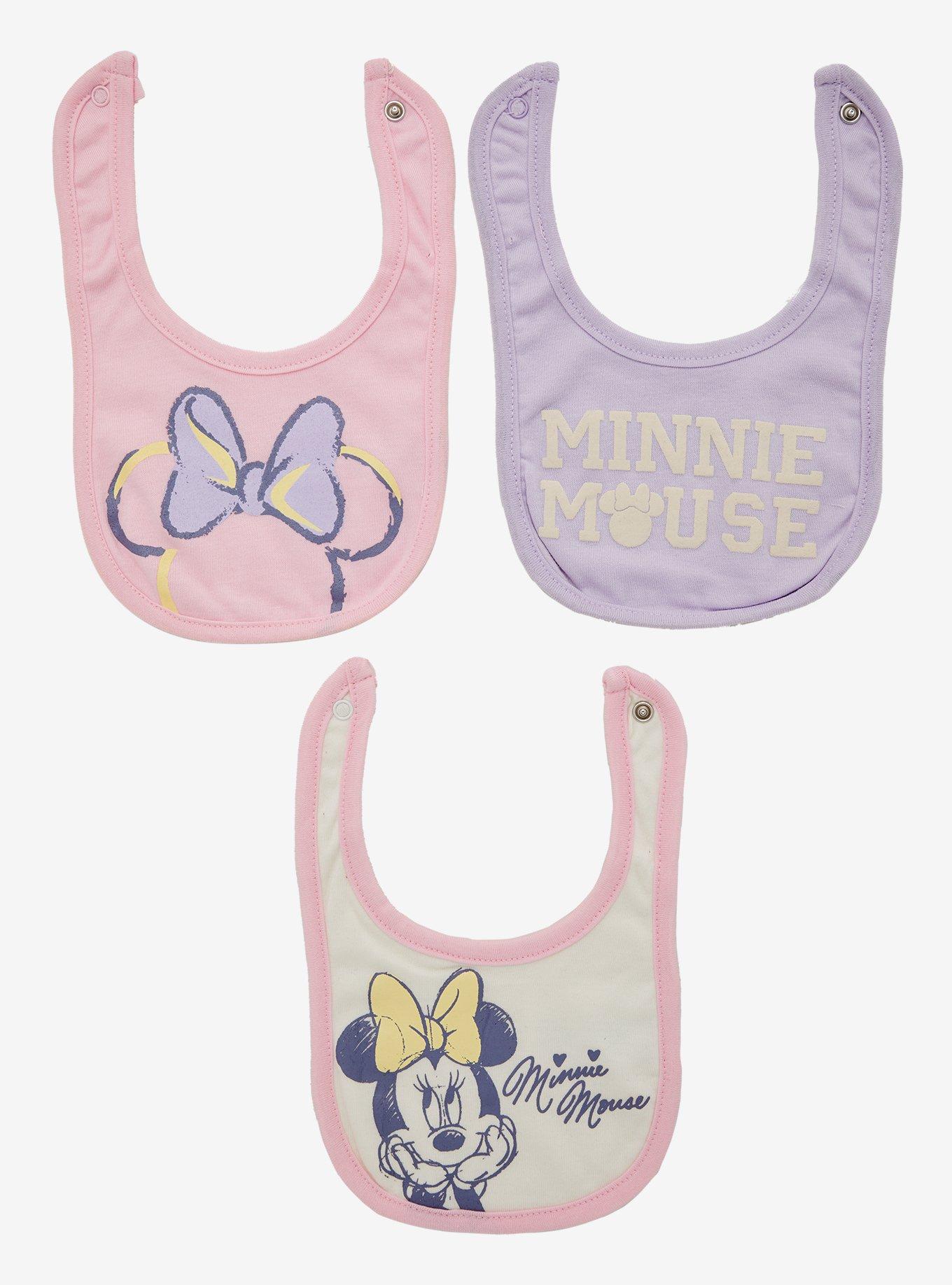 Disney Minnie Mouse Icons Bib Set - BoxLunch Exclusive, , alternate