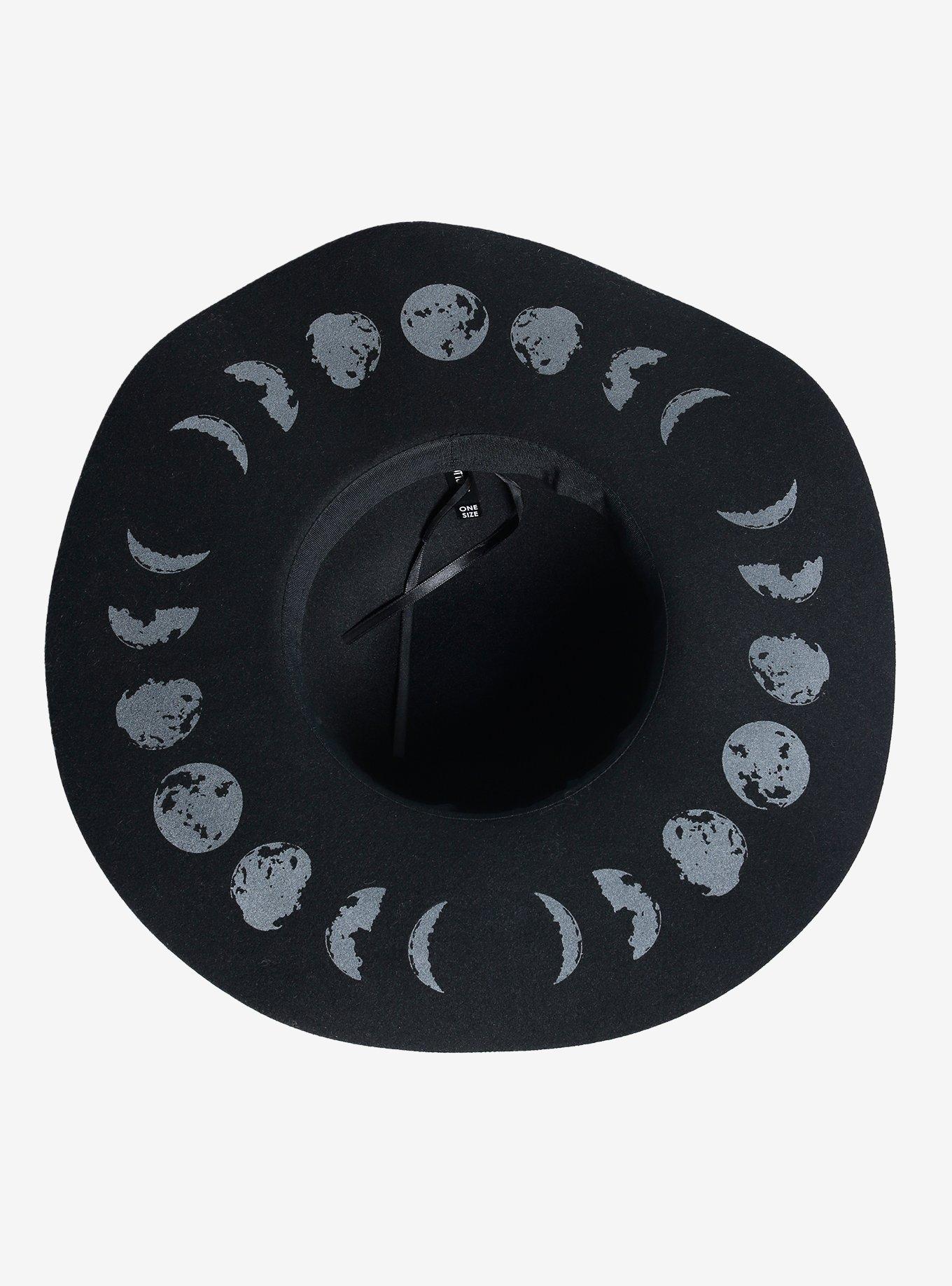Grey Moon Phase Floppy Hat, , alternate