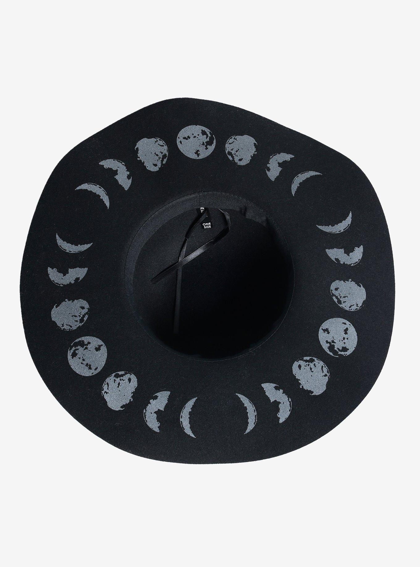 Grey Moon Phase Floppy Hat, , hi-res