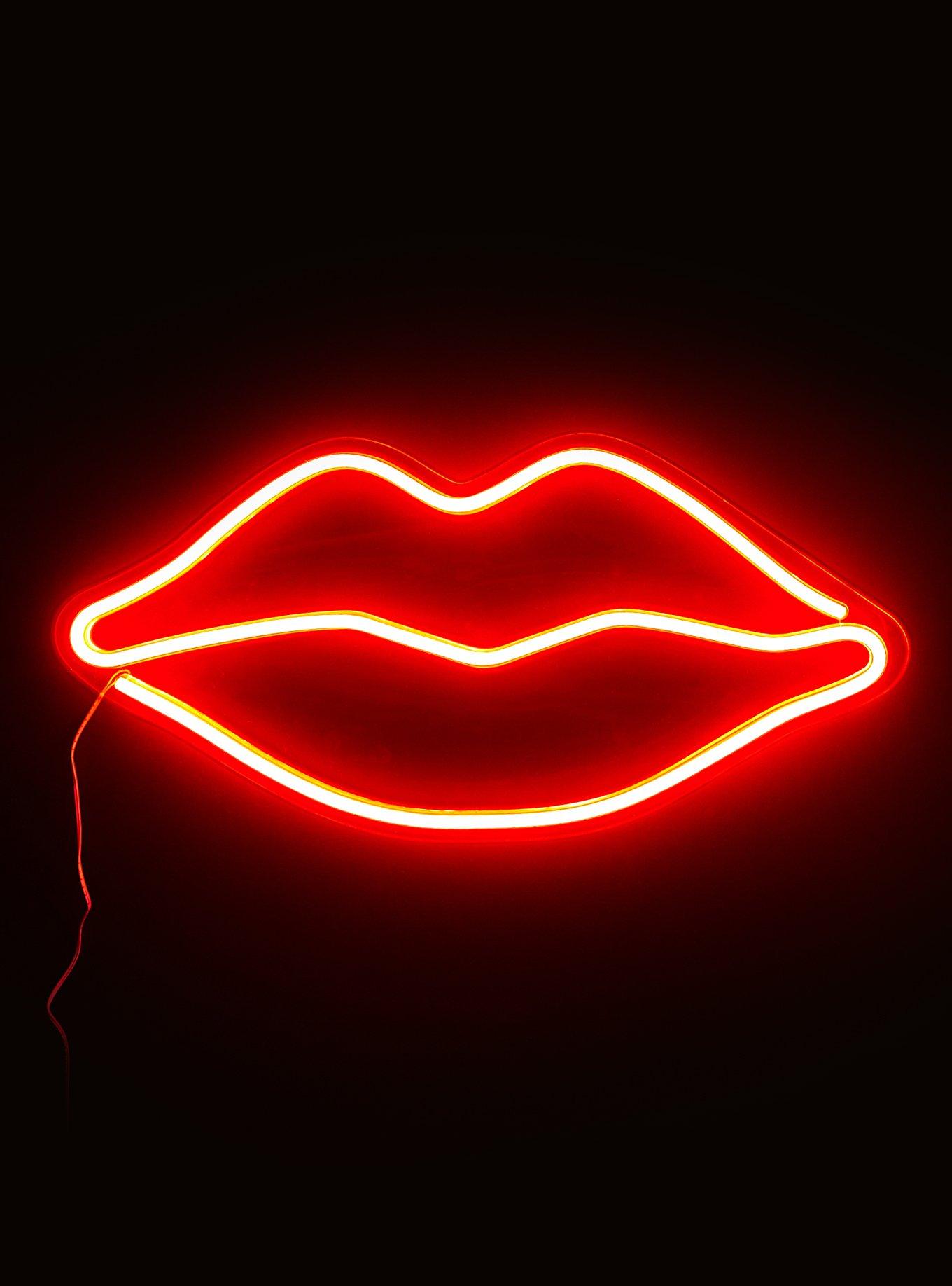 Lips LED Neon Light, , alternate