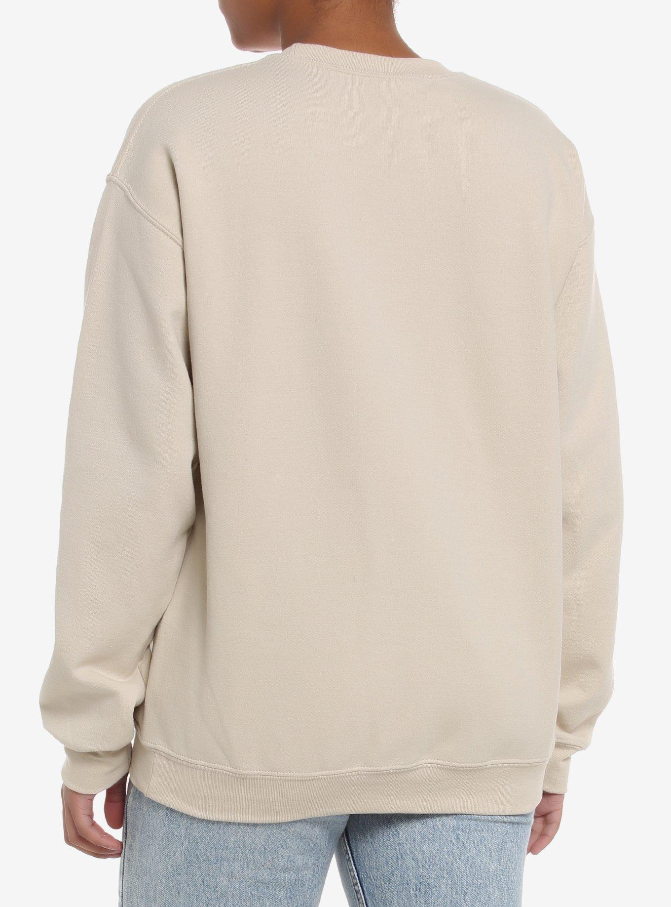 Paramore Running Out Of Time Girls Sweatshirt, CREAM, alternate