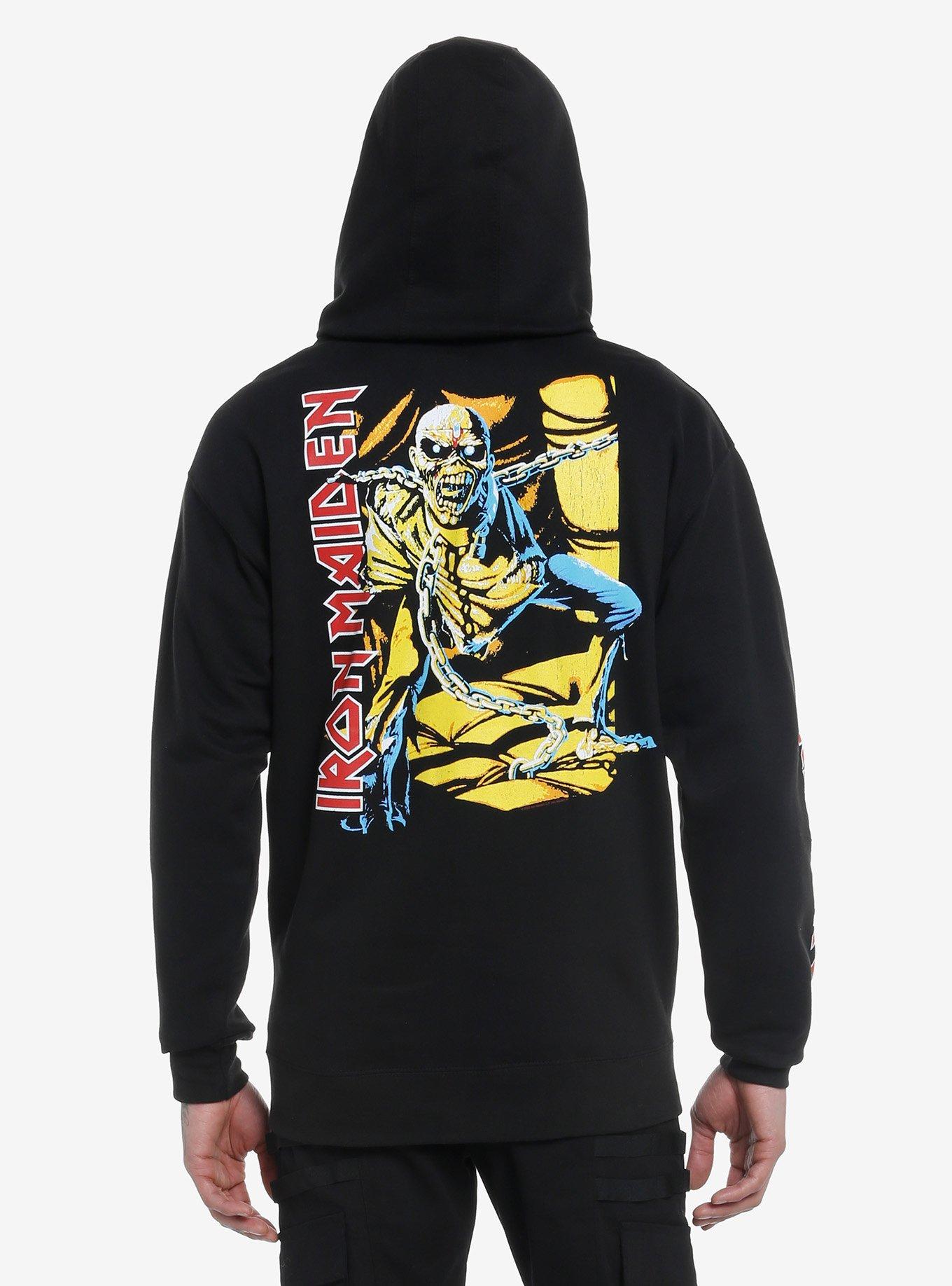 Iron Maiden Piece Of Mind Hoodie, BLACK, alternate