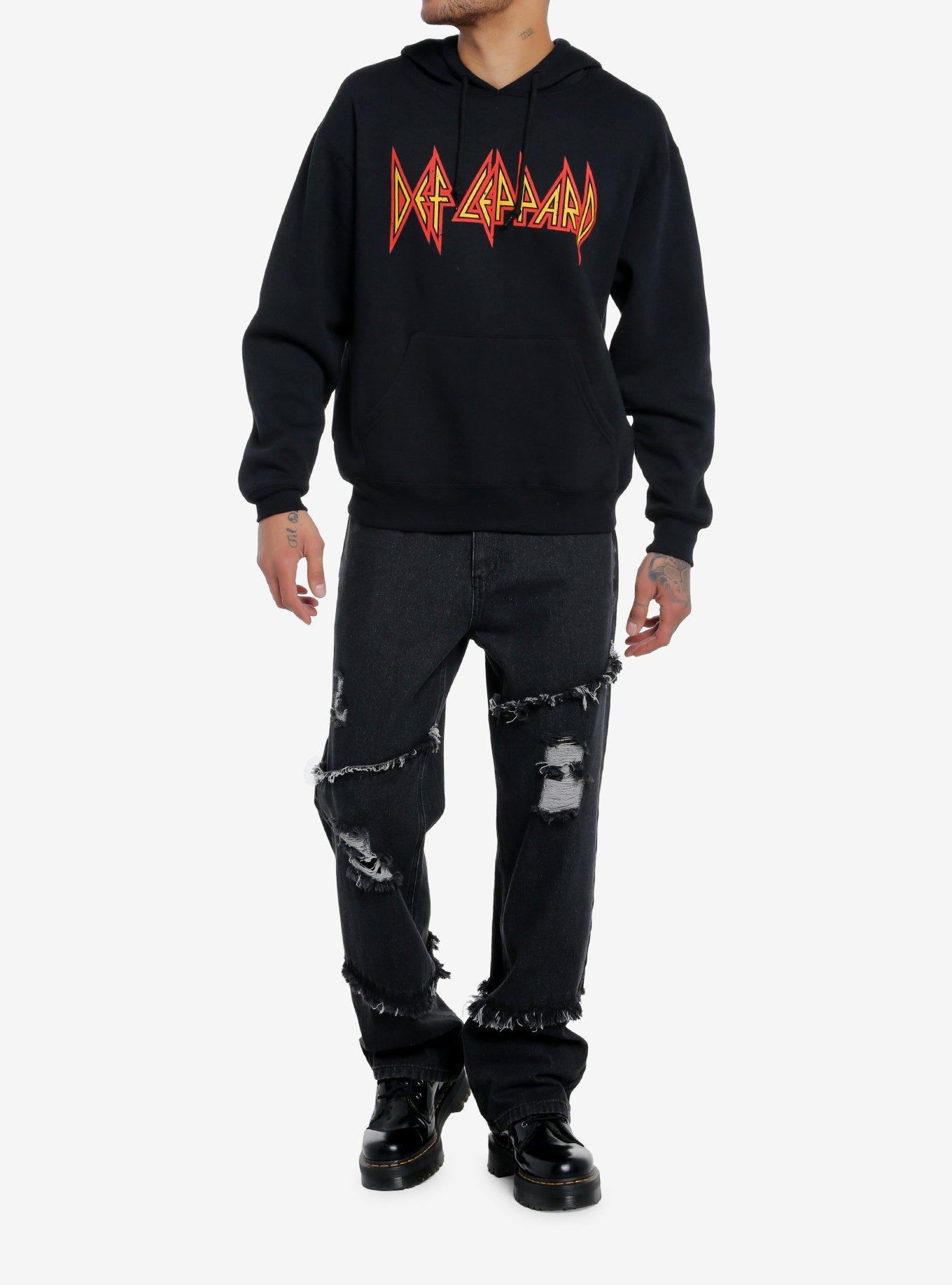 Def Leppard Adrenalize Leopard Hoodie, BLACK, alternate