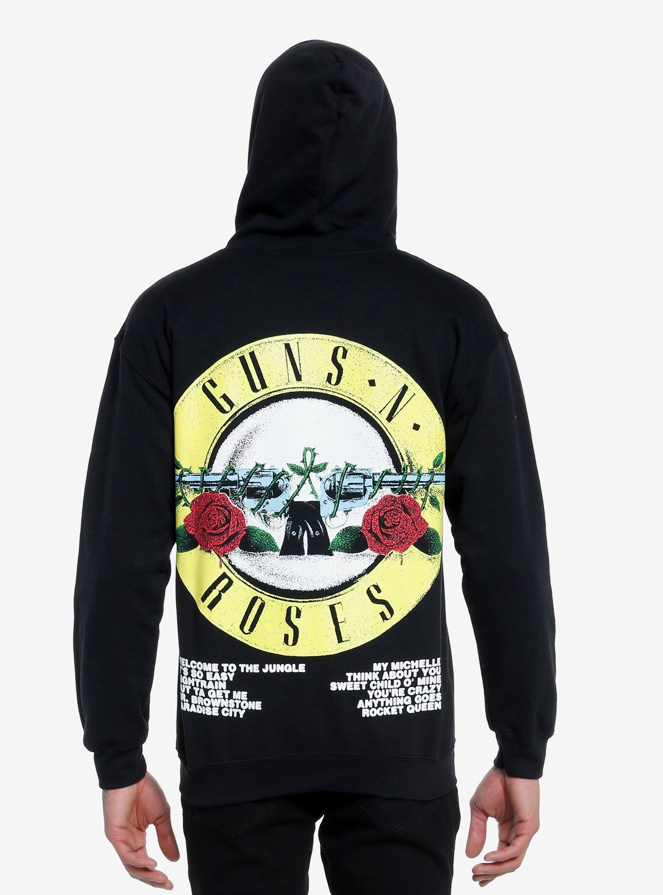 Guns N' Roses Appetite For Destruction Track List ZIp-Up Hoodie, , hi-res