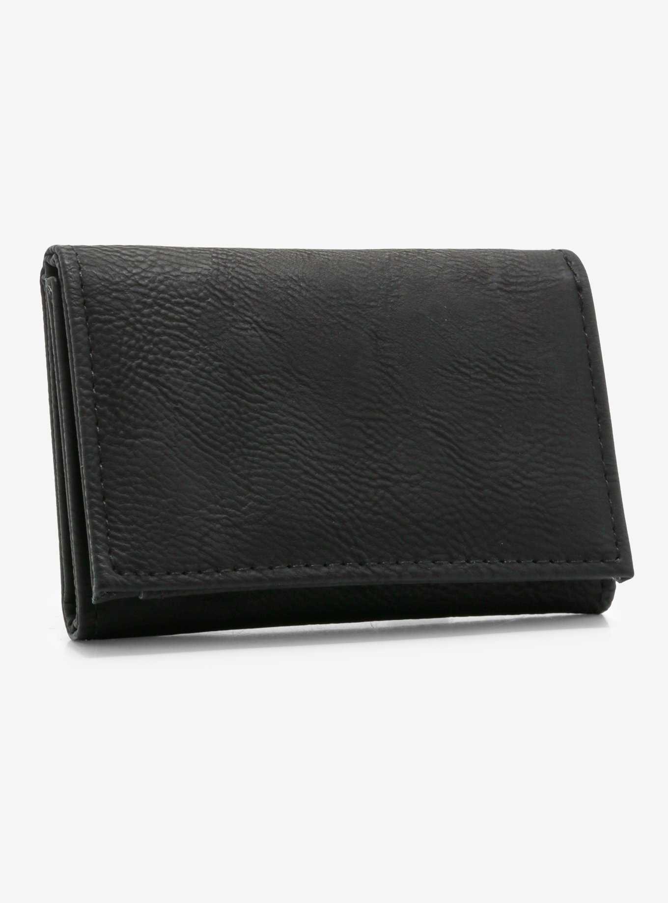Black Trifold Wallet, , hi-res