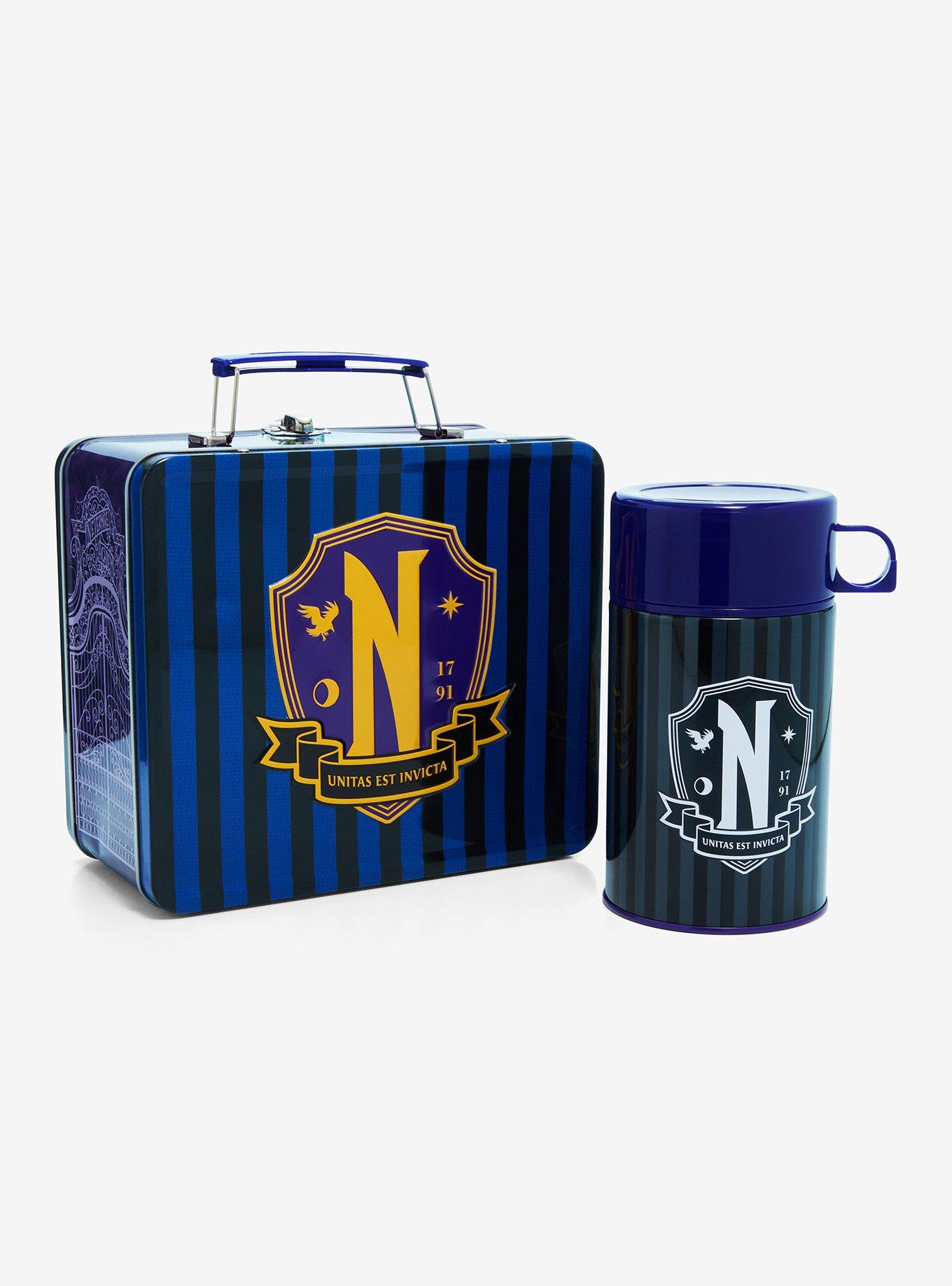 Wednesday Nevermore Academy Lunch Box & Soup Container Set, , alternate