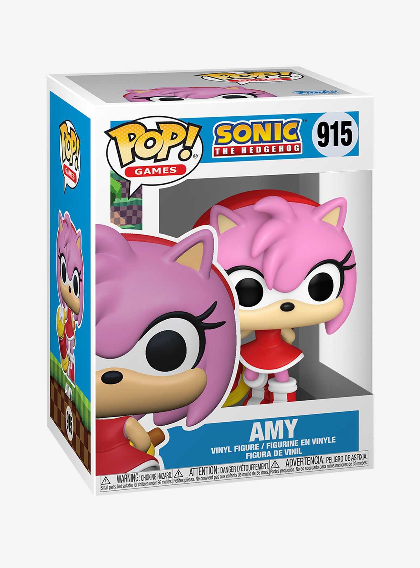 Funko Pop! Games Sonic the Hedgehog Amy Vinyl Figure, , hi-res
