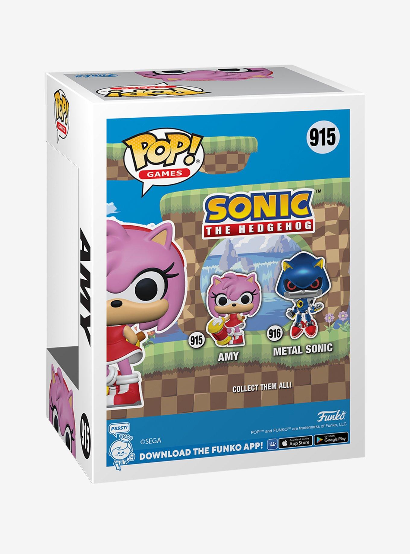 Funko Pop! Games Sonic the Hedgehog Amy Vinyl Figure, , alternate