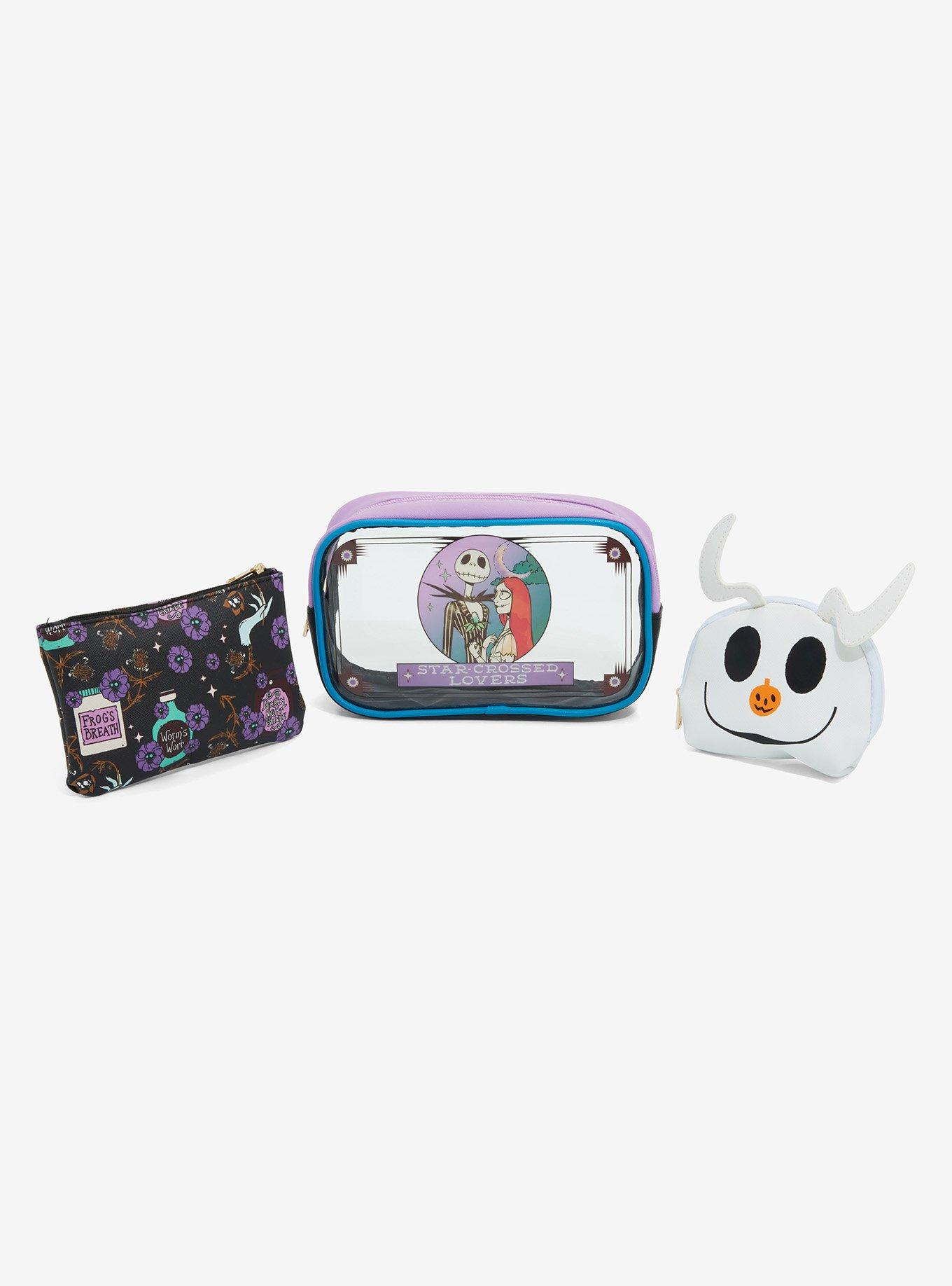 Disney The Nightmare Before Christmas Jack and Sally Cosmetic Bag Set, , alternate