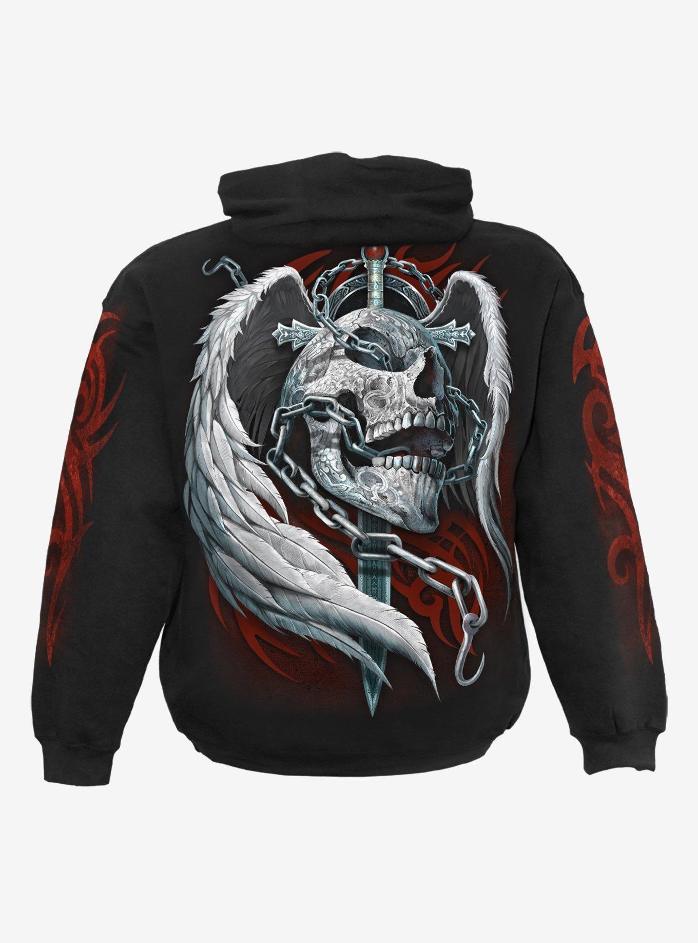Spiral Enchained Soul Hoodie, BLACK, alternate