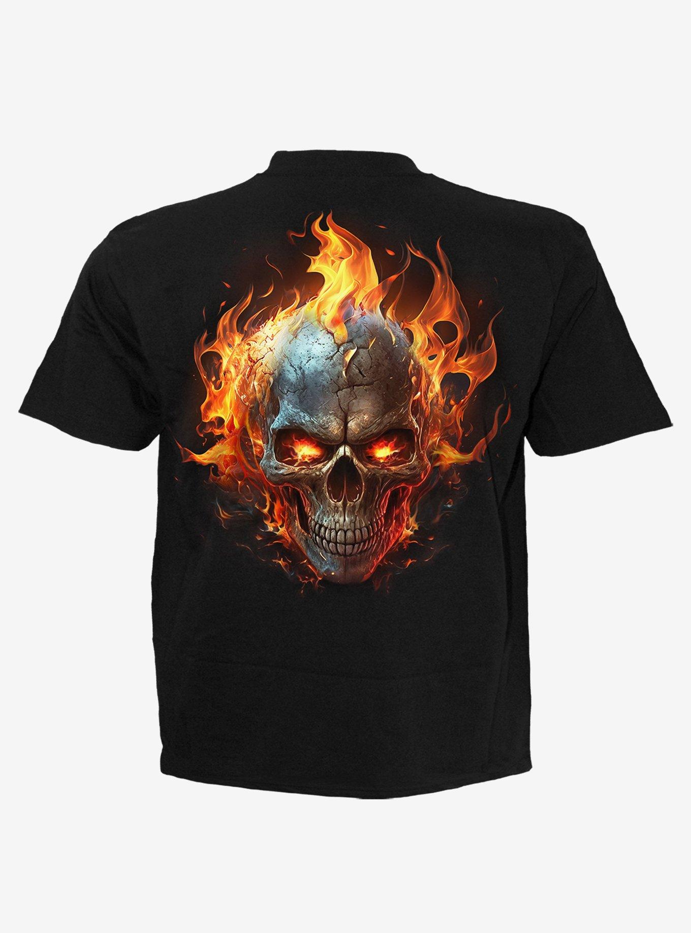 Spiral Night Rider T-Shirt, BLACK, alternate