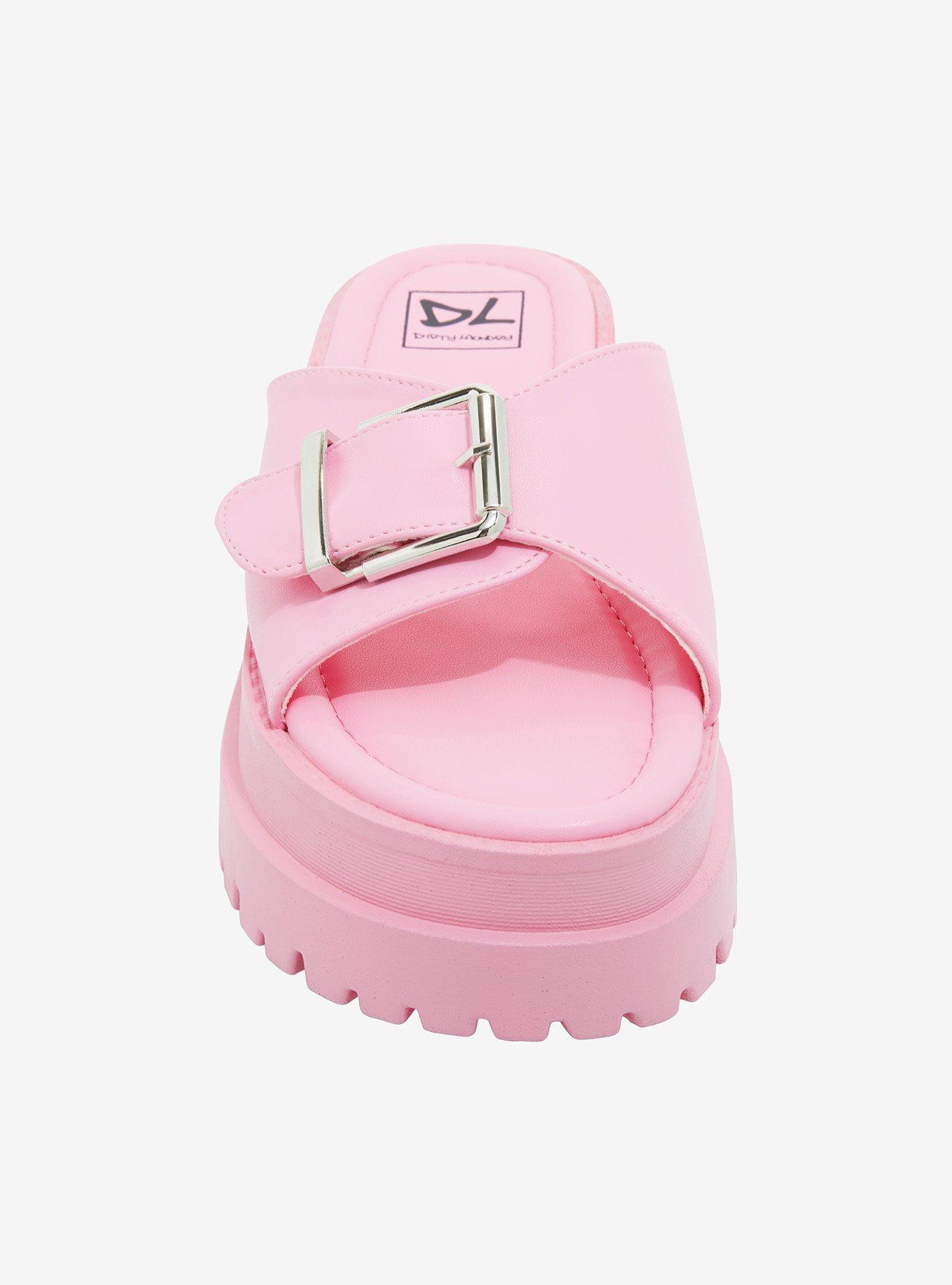 Dirty Laundry Pink Buckle Sandals, MULTI, alternate