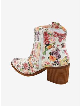 Dirty Laundry Baby Blue Floral Combat Boots, , hi-res