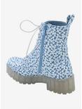 Dirty Laundry Baby Blue Floral Combat Boots, MULTI, alternate