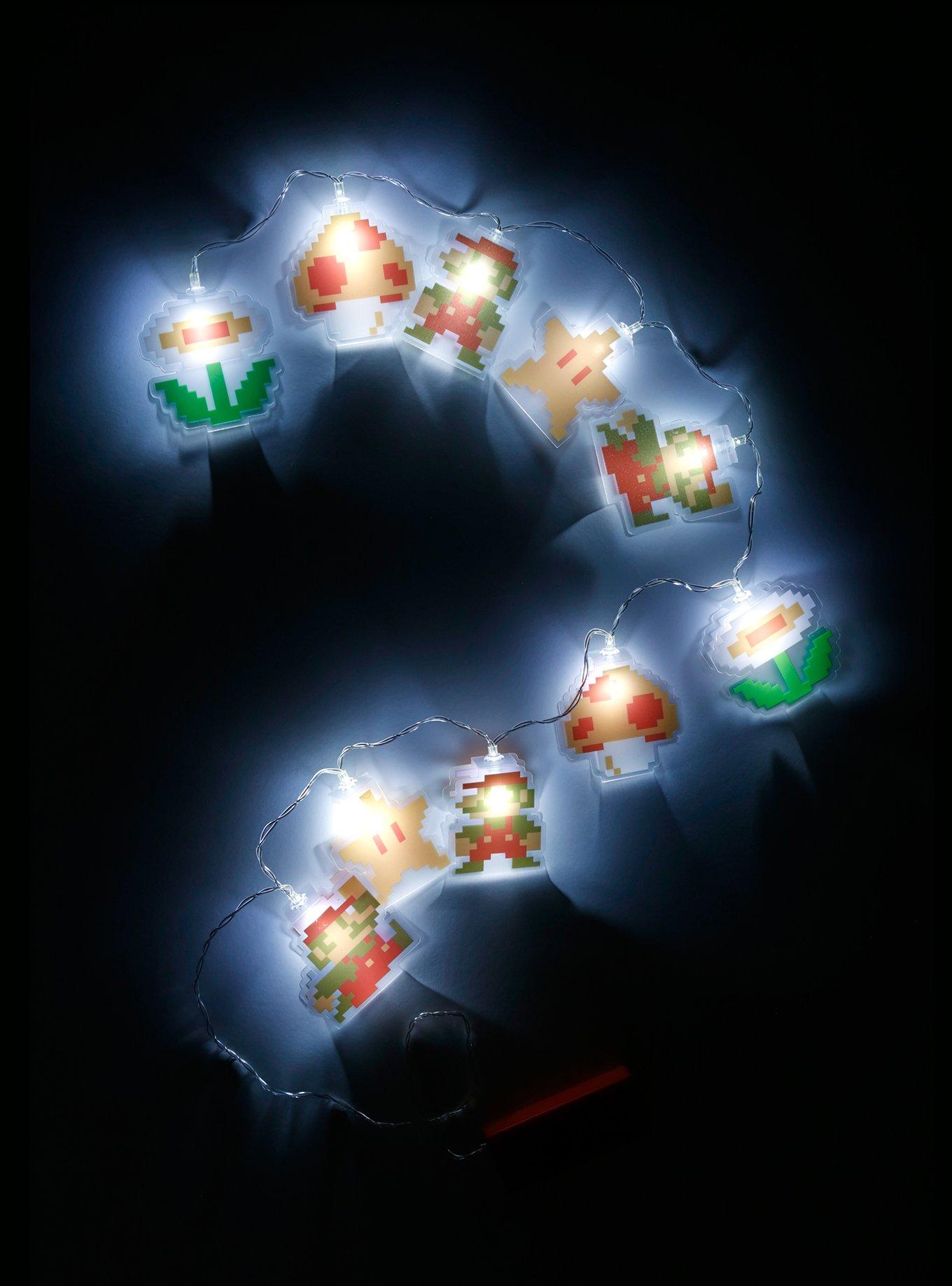 Super Mario 8-Bit String Lights, , alternate