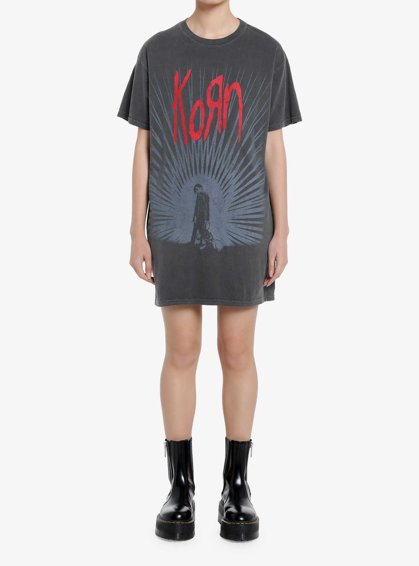Korn Radiating Light T-Shirt Dress, , hi-res
