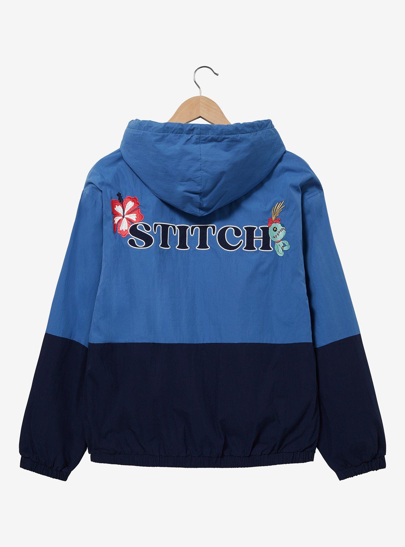 Disney Lilo And Stitch Color-Block Windbreaker Jacket, , hi-res