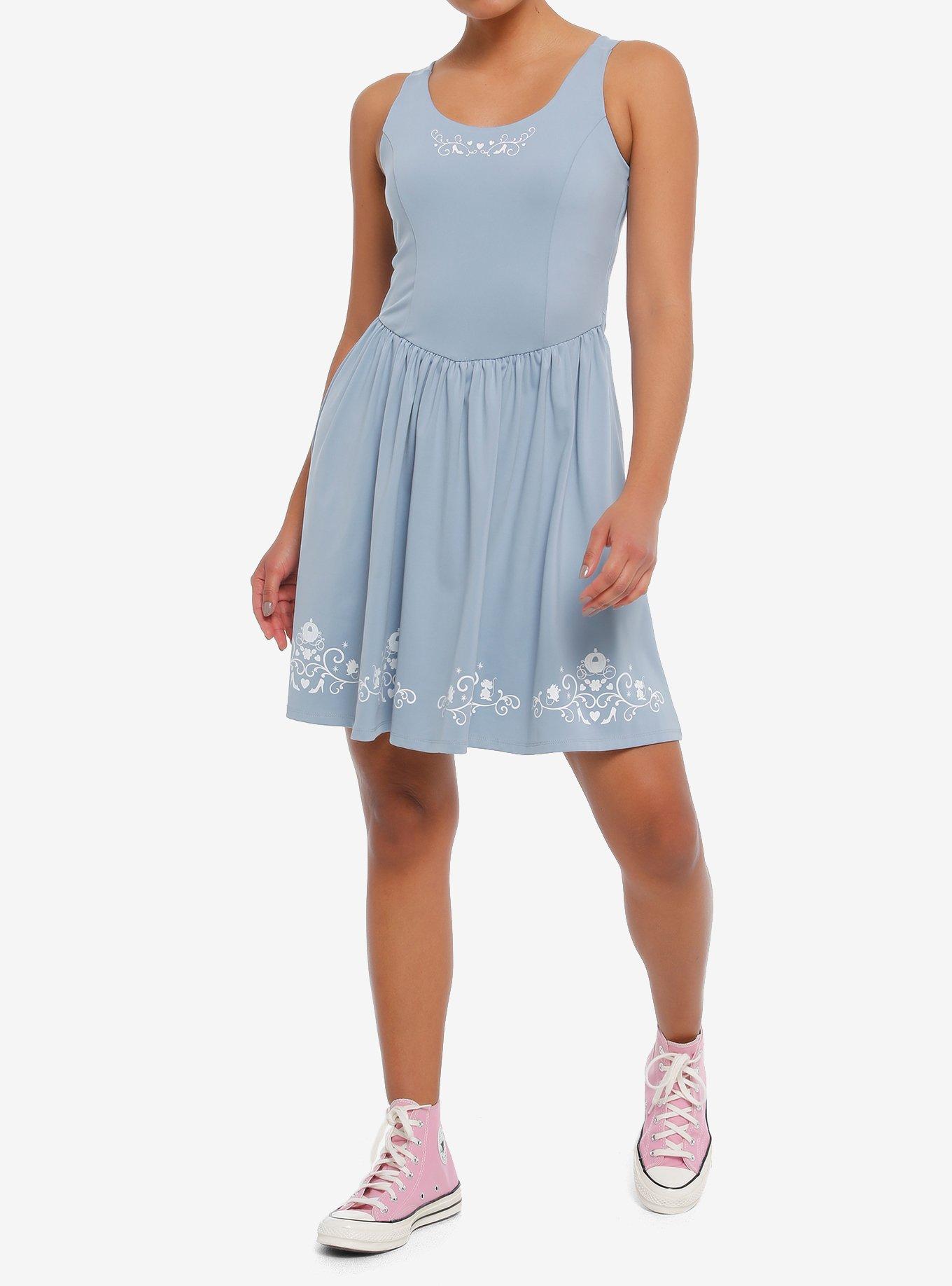 Her Universe Disney Cinderella Athletic Dress Her Universe Exclusive, ICE BLUE, alternate