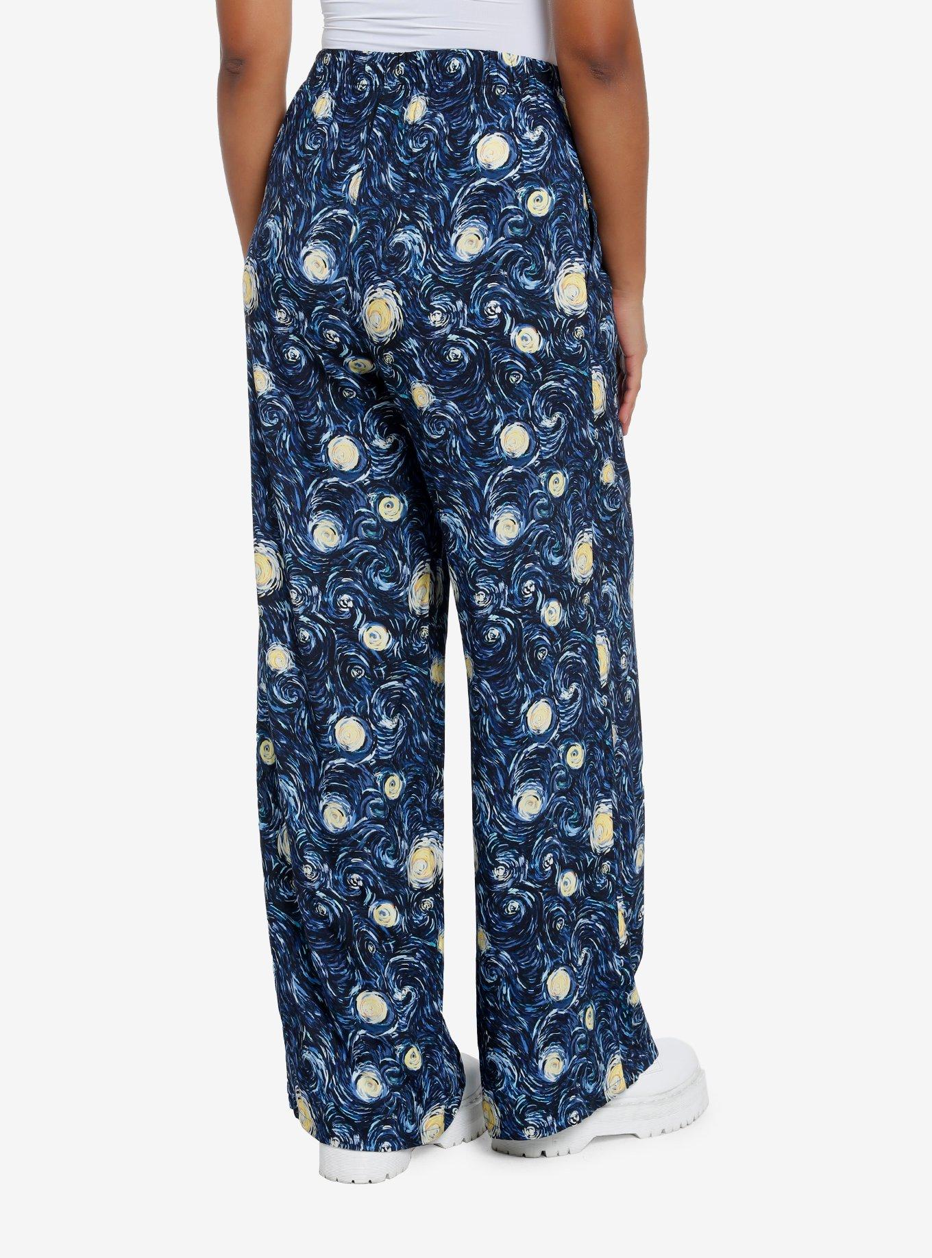 Cosmic Aura Starry Night Wide Leg Pants | Hot Topic