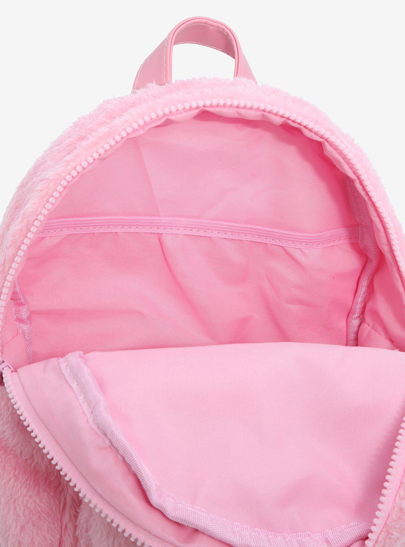 Melanie Martinez Portals Pink Fuzzy Mini Backpack, , alternate