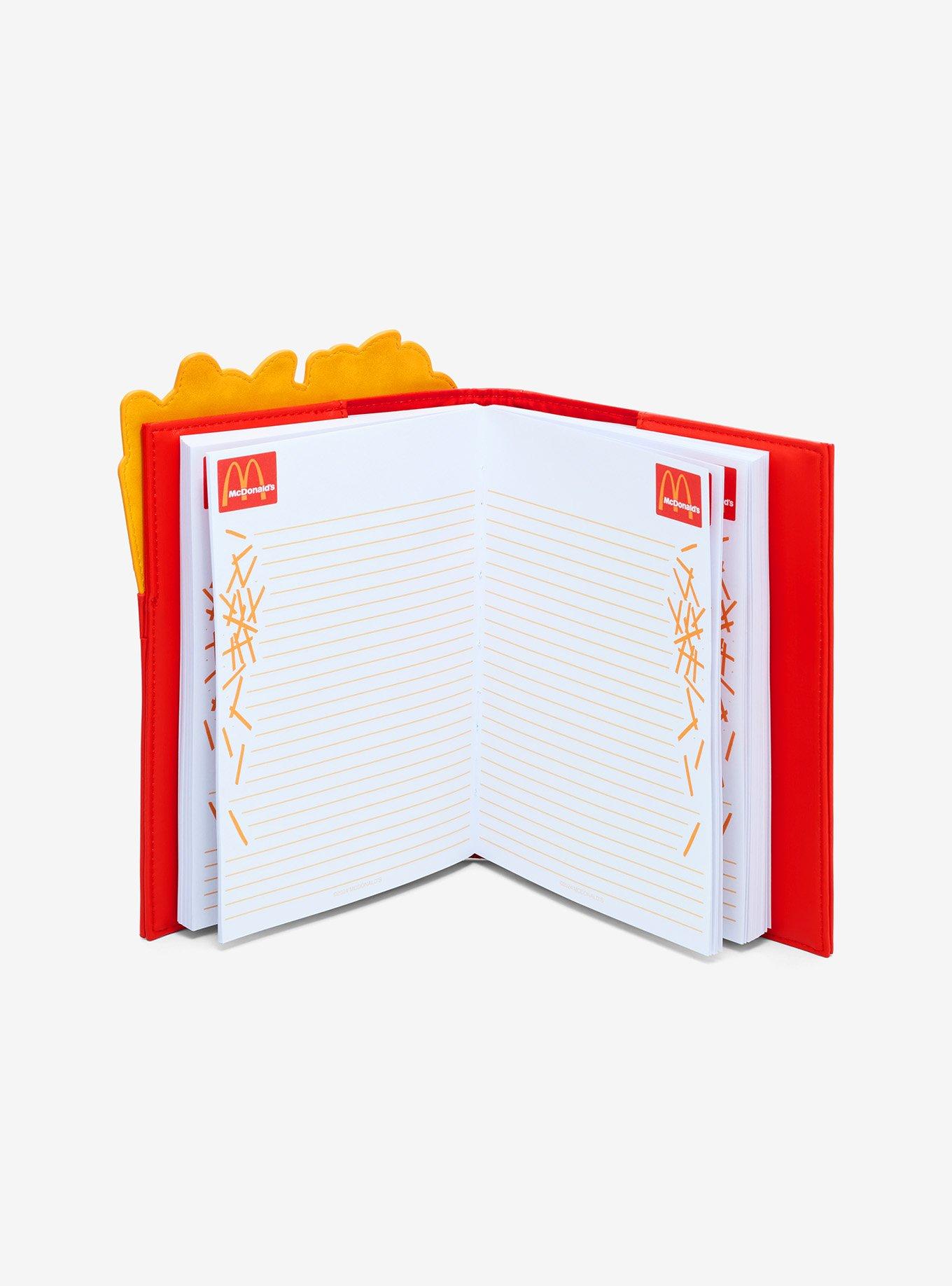 Loungefly McDonald's Fries Figural Faux Leather Notebook, , alternate