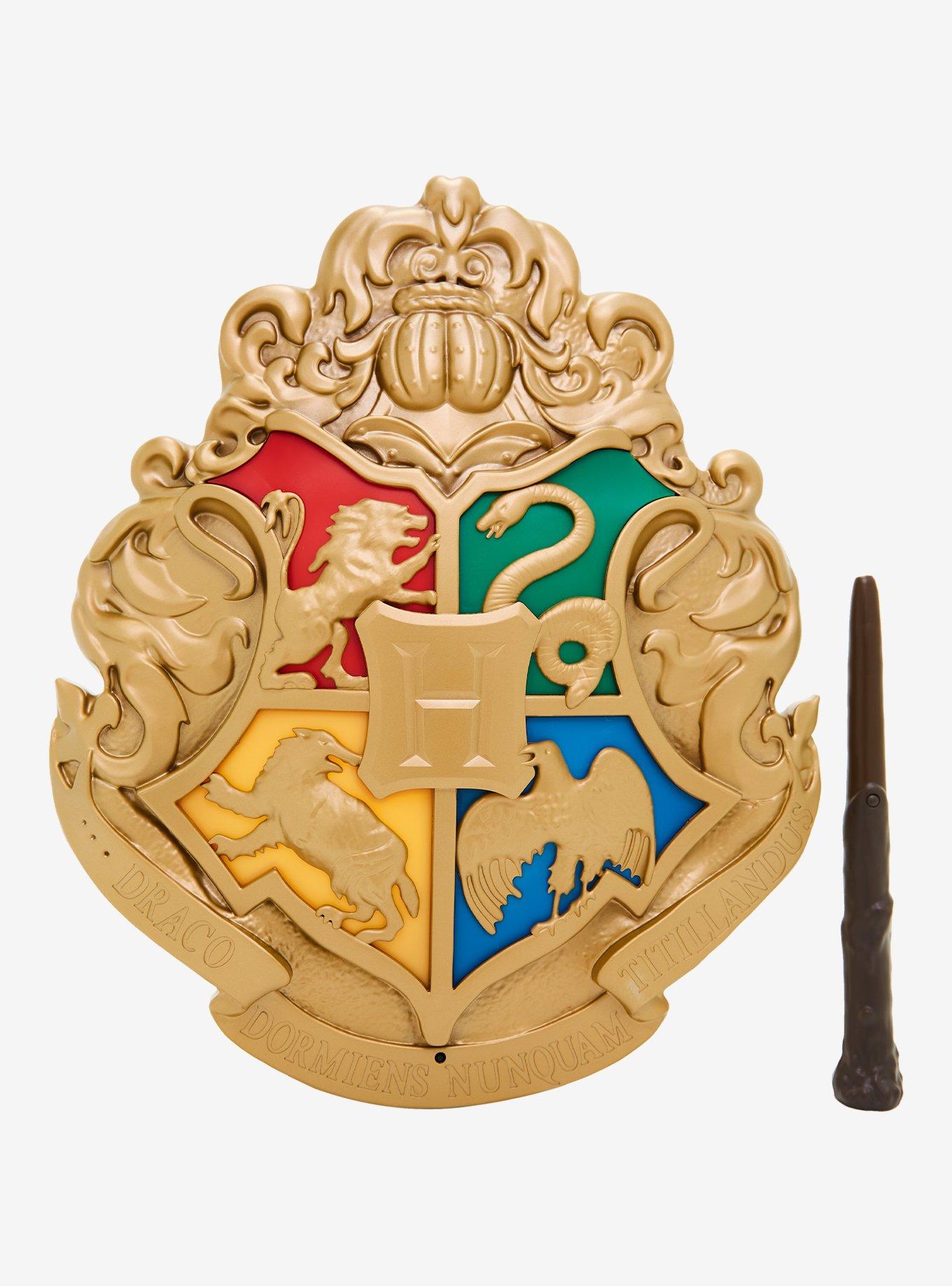 Harry Potter Hogwarts Crest Lamp With Wand, , alternate