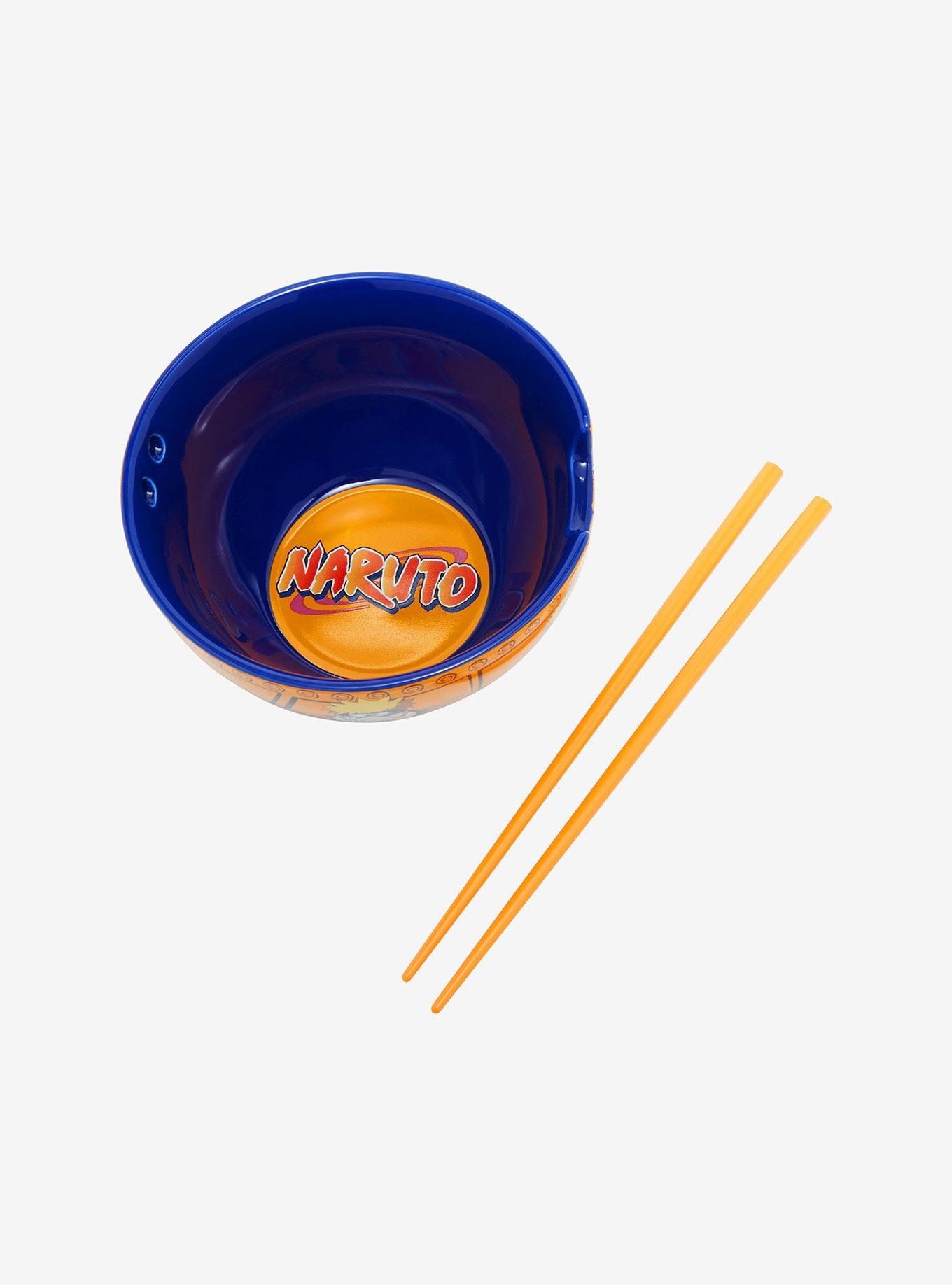 Naruto Orange Ramen Bowl With Chopsticks, , alternate