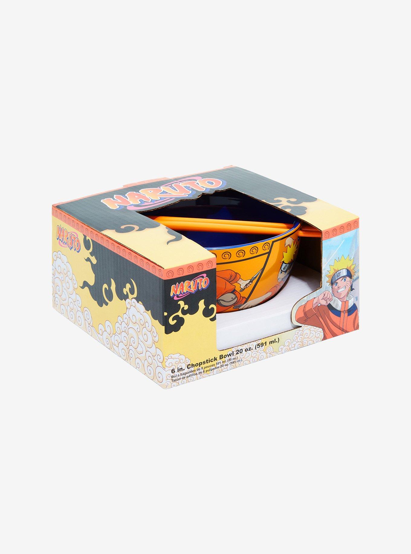 Naruto Orange Ramen Bowl With Chopsticks, , alternate