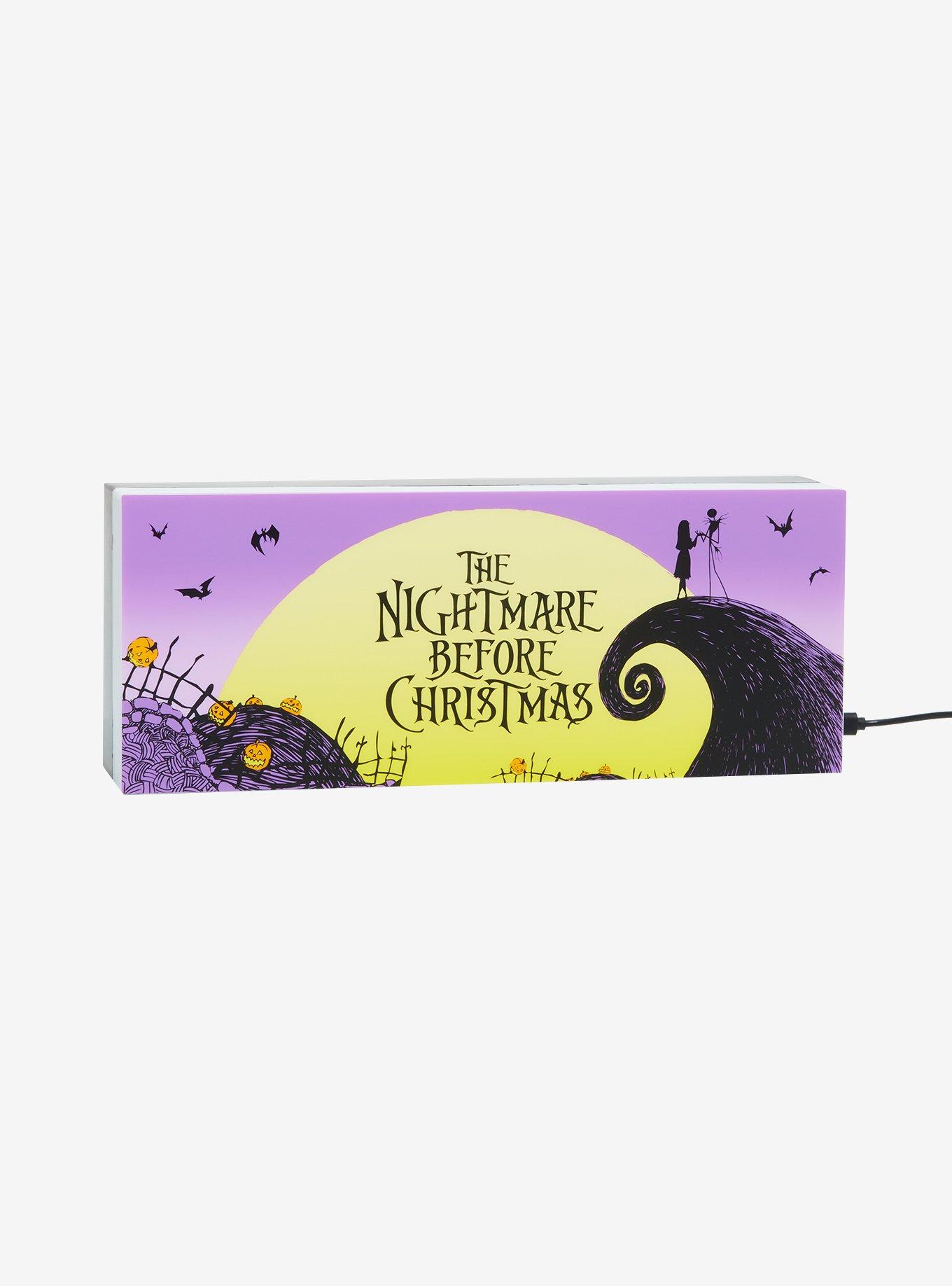 The Nightmare Before Christmas Logo LED Light, , alternate