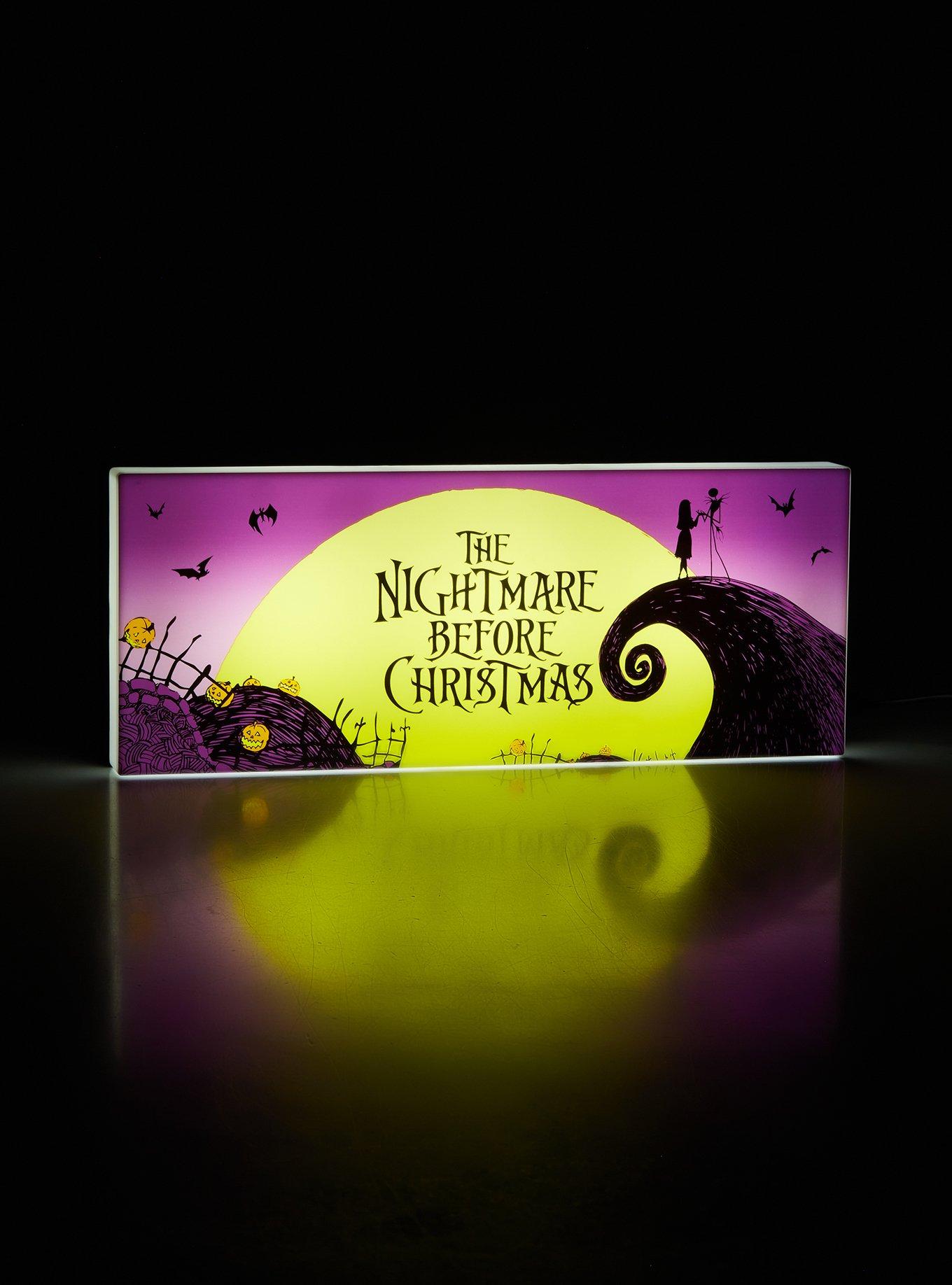 The Nightmare Before Christmas Logo LED Light, , alternate