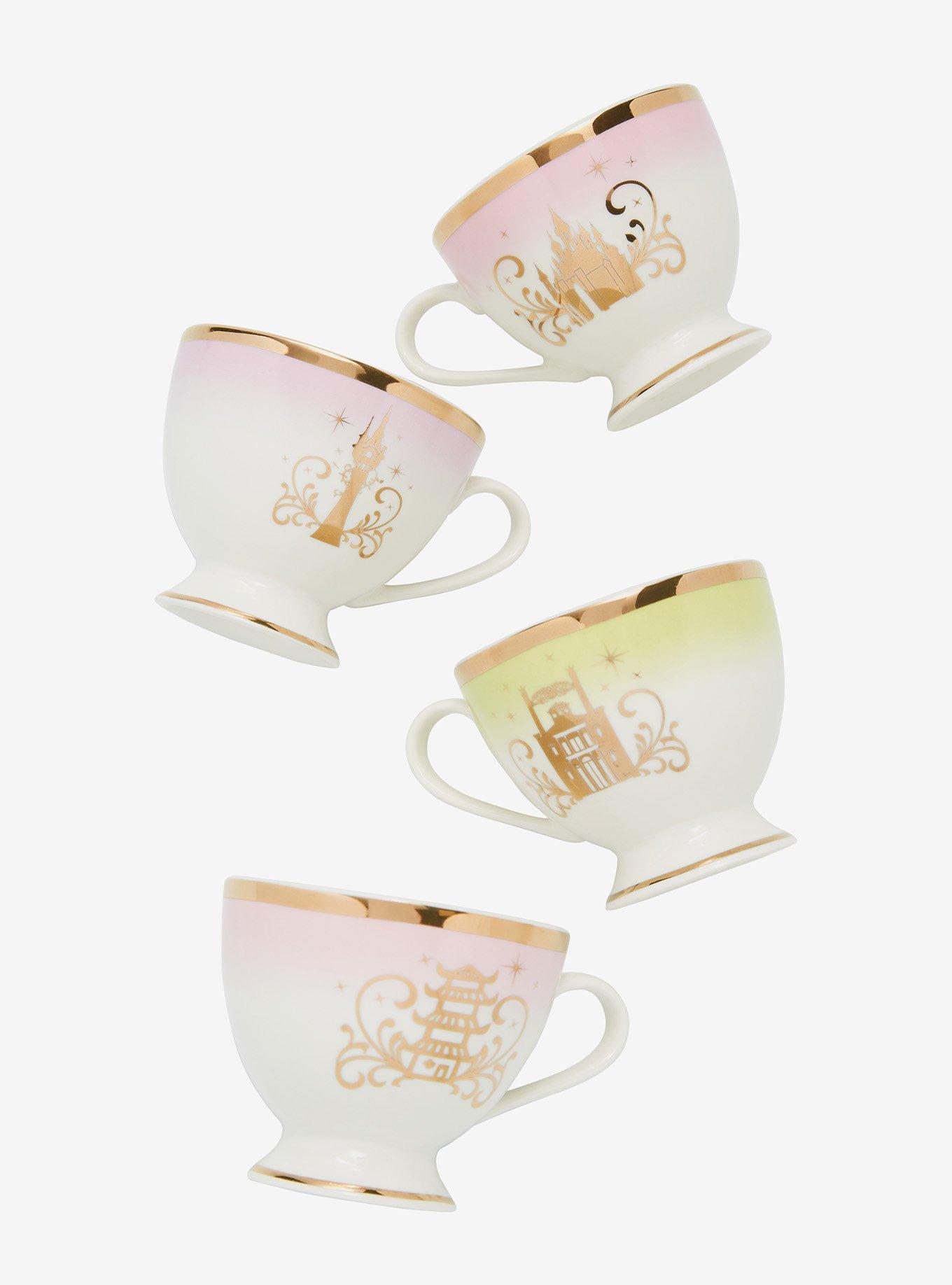 Disney Princess Rapunzel Mulan Tiana Aurora Teacup Set, , alternate