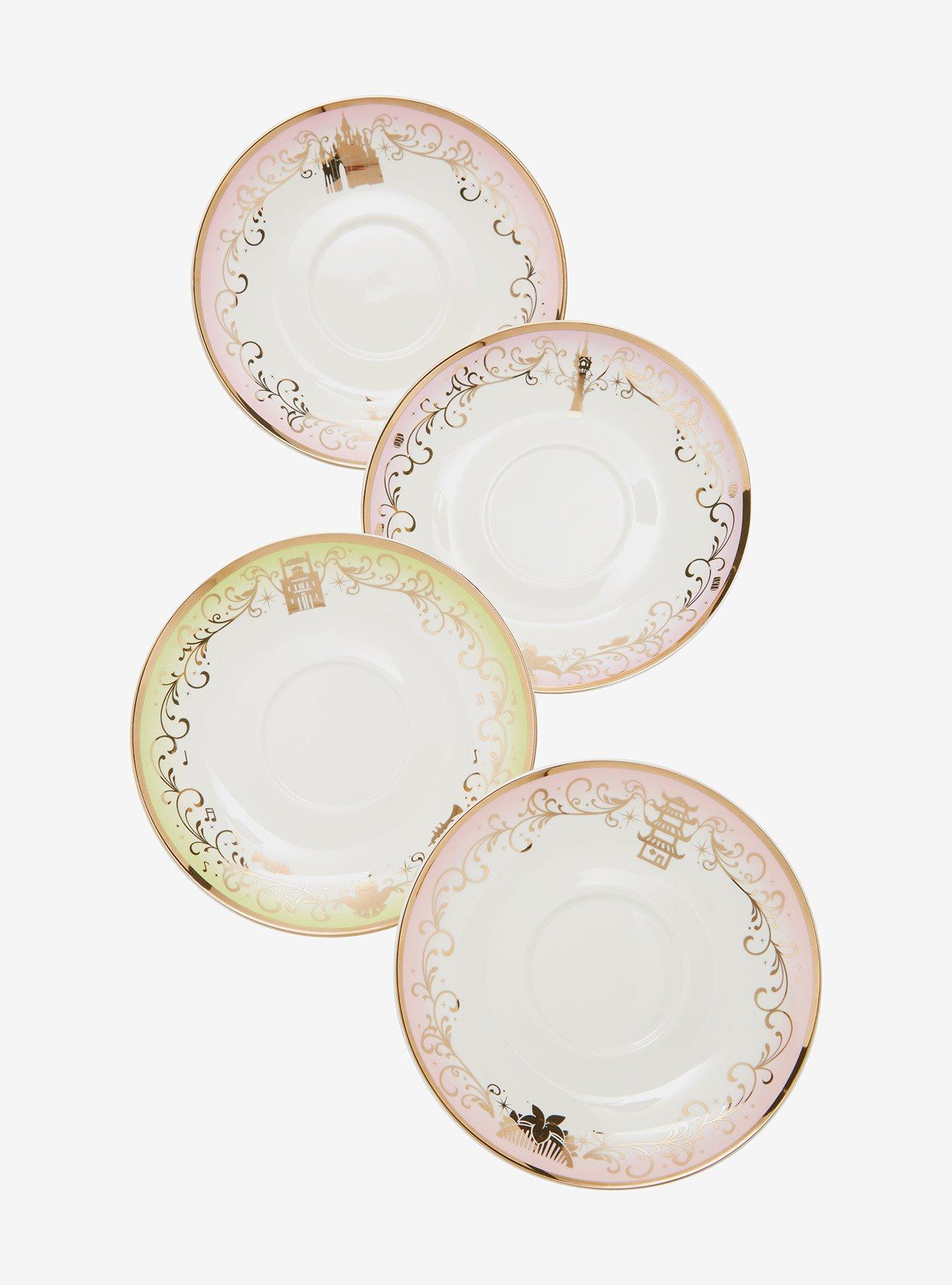Disney Princess Rapunzel Mulan Tiana Aurora Teacup Set, , alternate